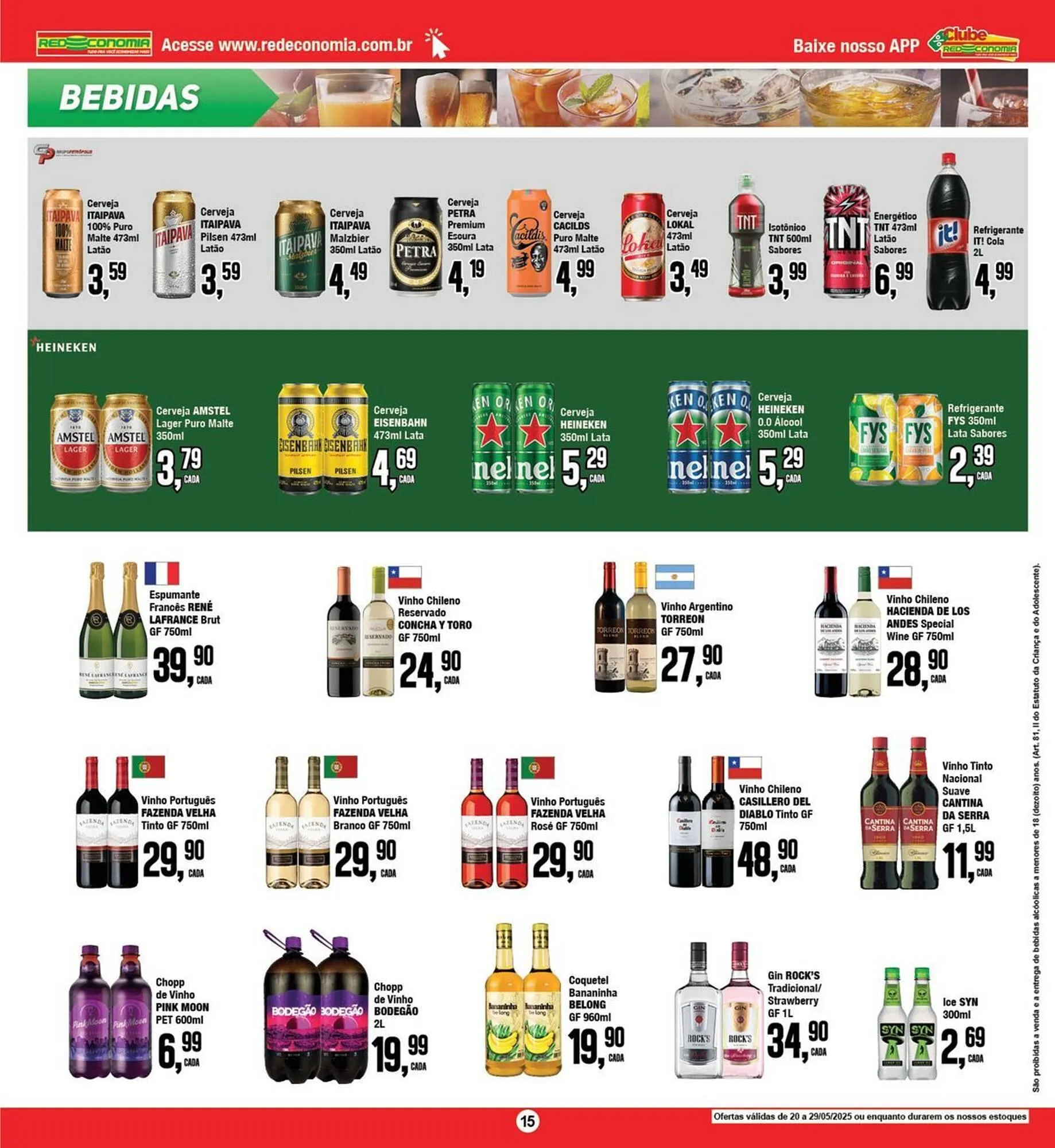 Encarte de Catálogo Rede Economia 23 de maio até 25 de maio 2025 - Pagina 15