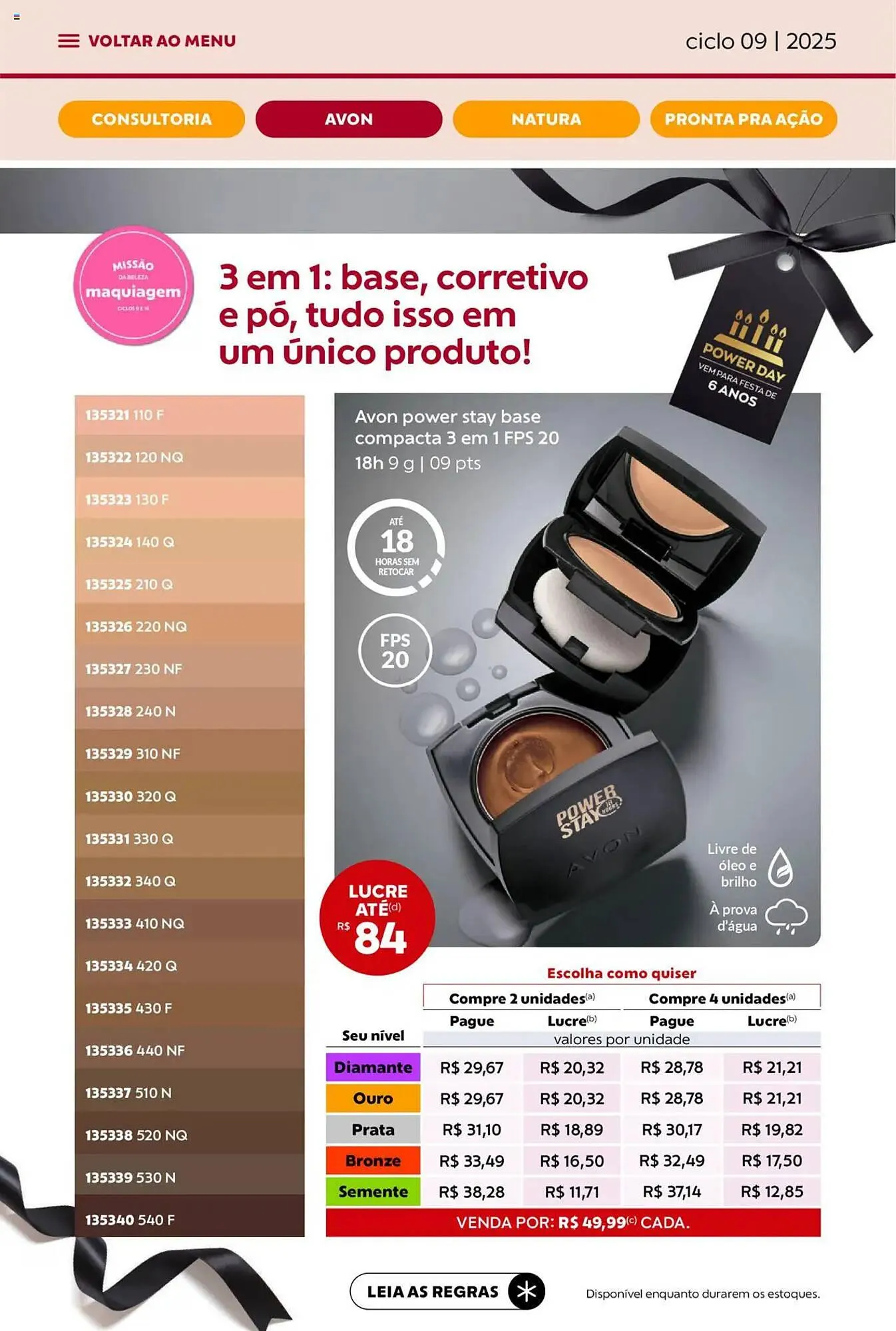 Encarte de Catálogo Avon 16 de maio até 13 de junho 2025 - Pagina 7