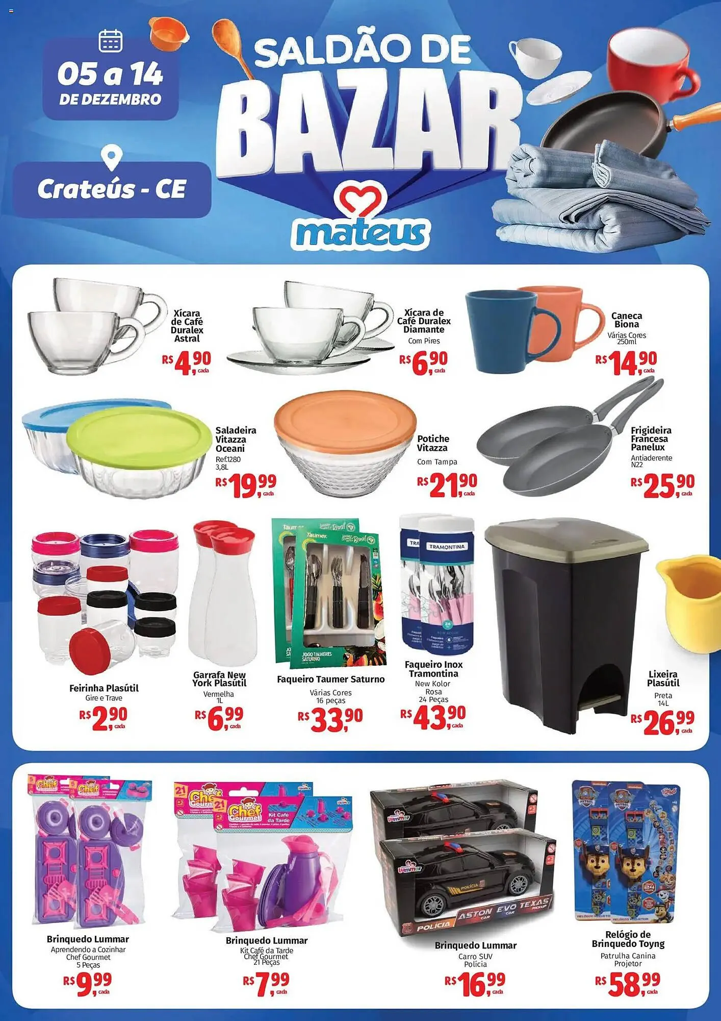Encarte de Catálogo Supermercados Mateus 8 de dezembro até 14 de dezembro 2025 - Pagina 1