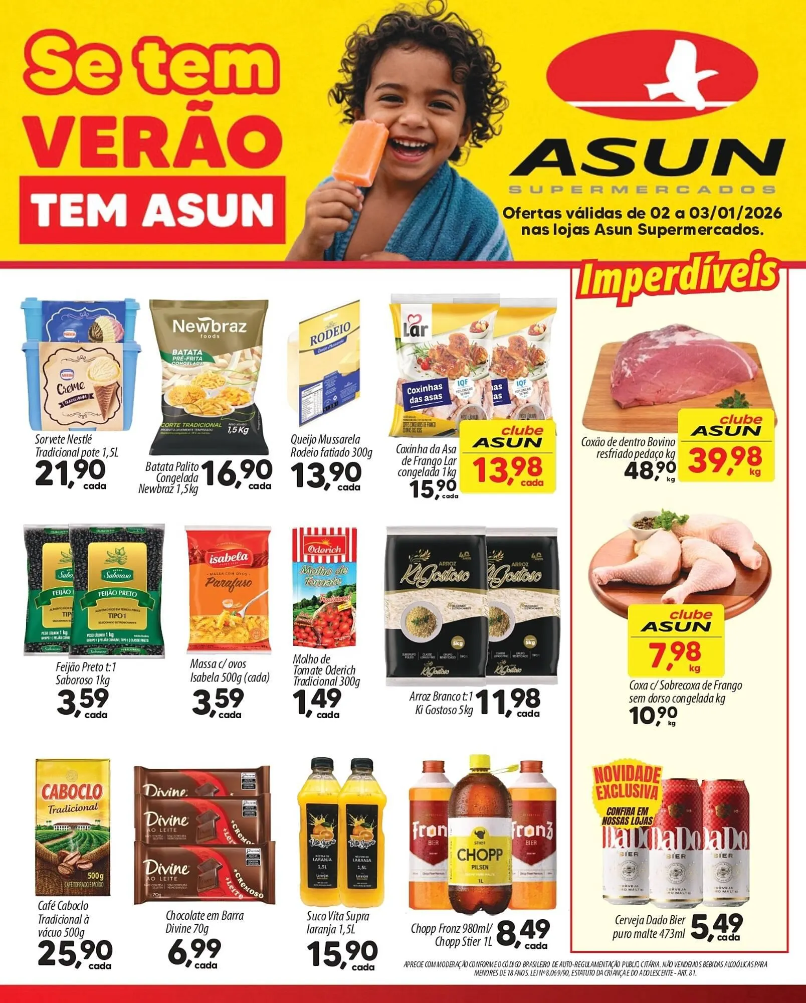 Encarte de Encarte Asun 2 de janeiro até 3 de janeiro 2026 - Pagina 1