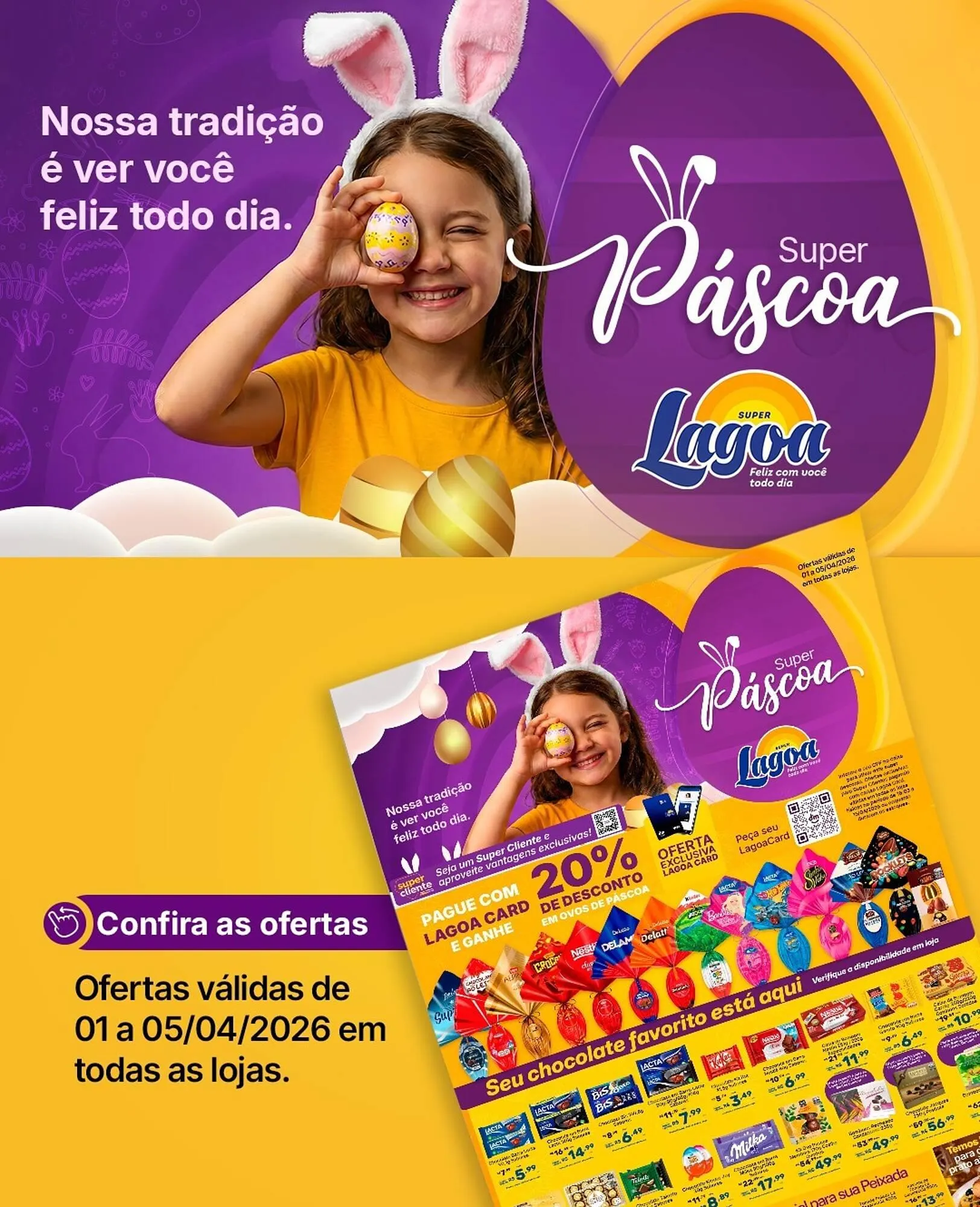 Encarte de Encarte Super Lagoa 1 de abril até 5 de abril 2026 - Pagina 1