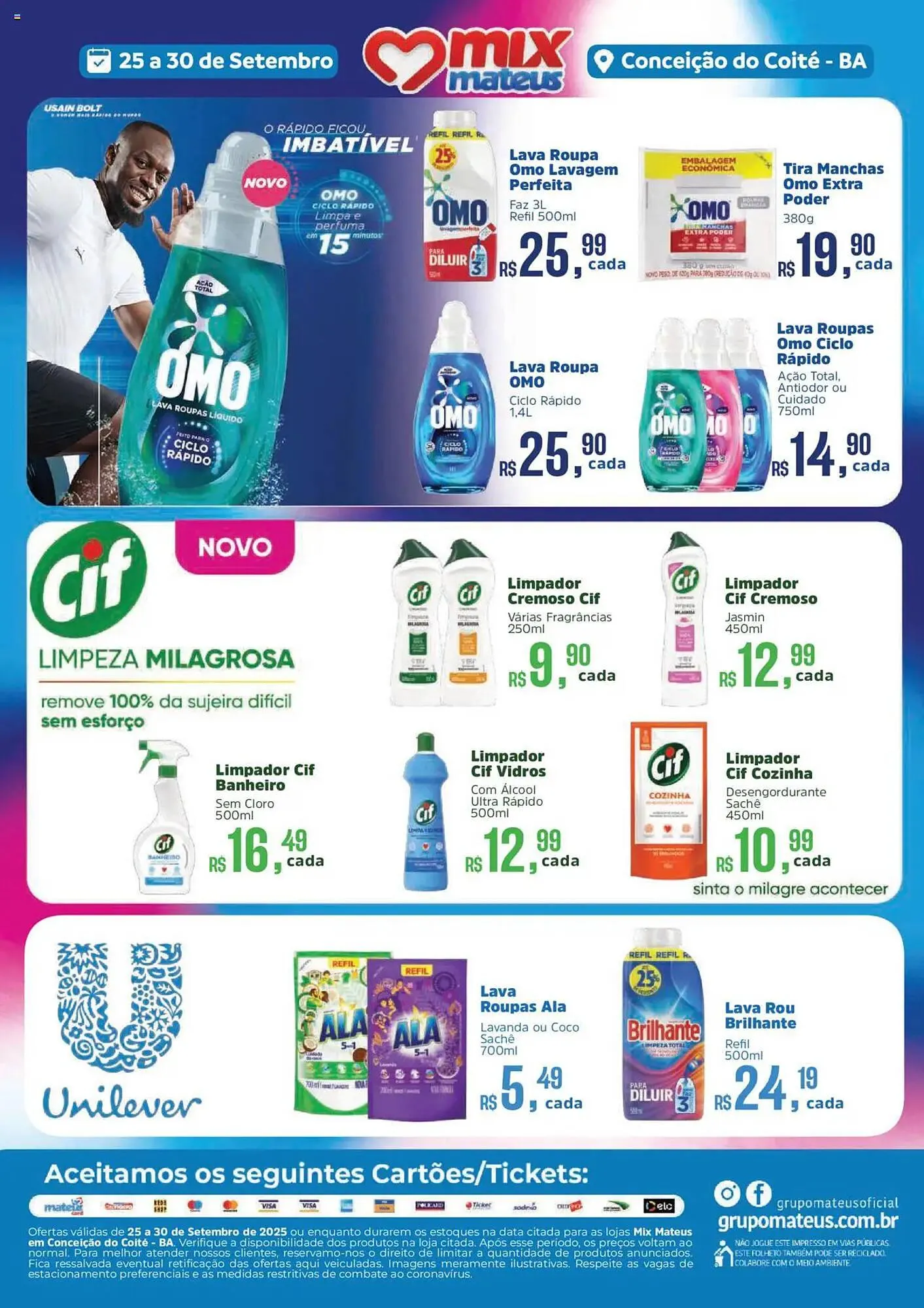 Encarte de Catálogo Supermercados Mateus 25 de setembro até 30 de setembro 2025 - Pagina 1