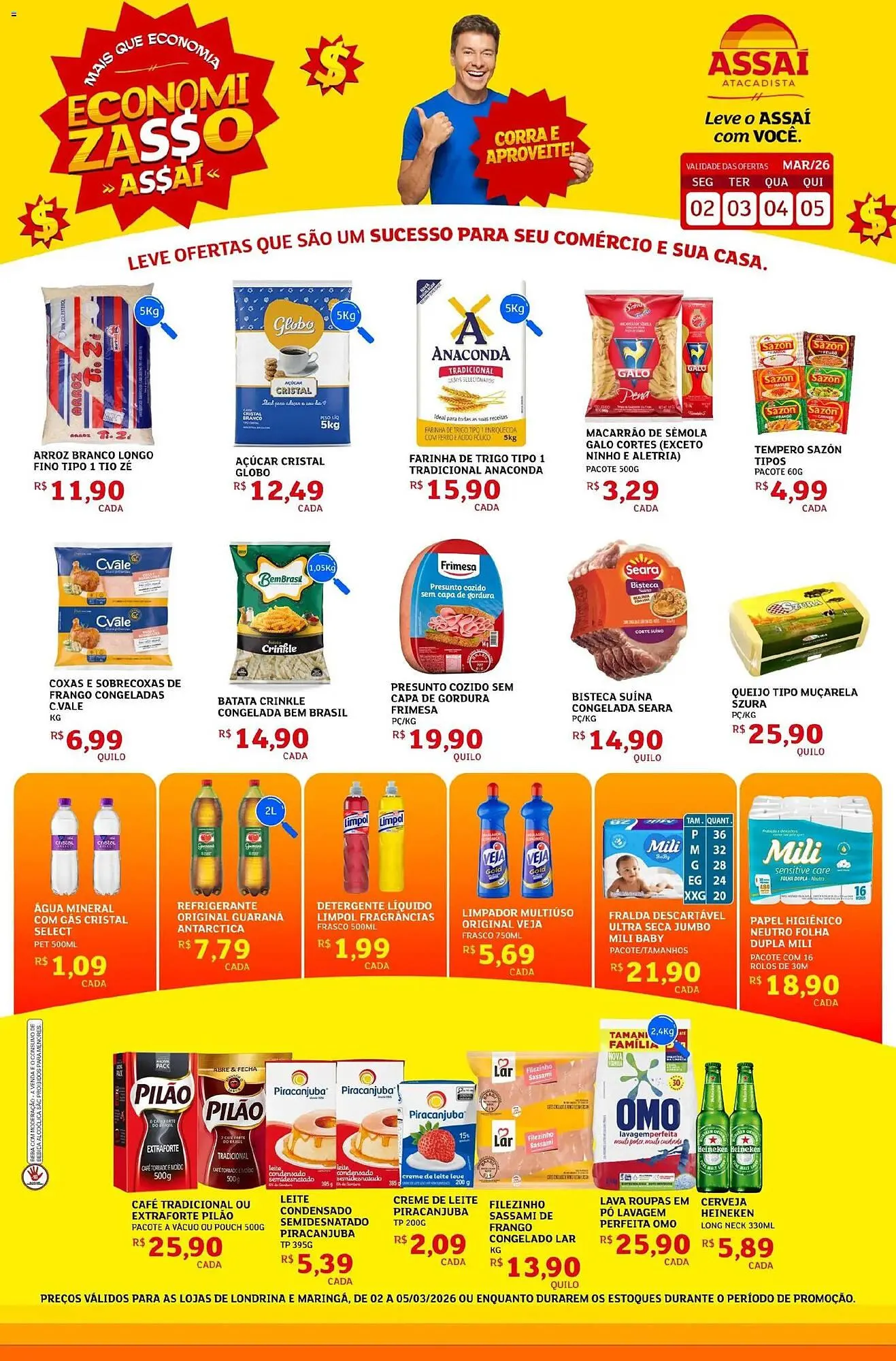Encarte de Encarte Assaí Atacadista 2 de março até 5 de março 2026 - Pagina 1