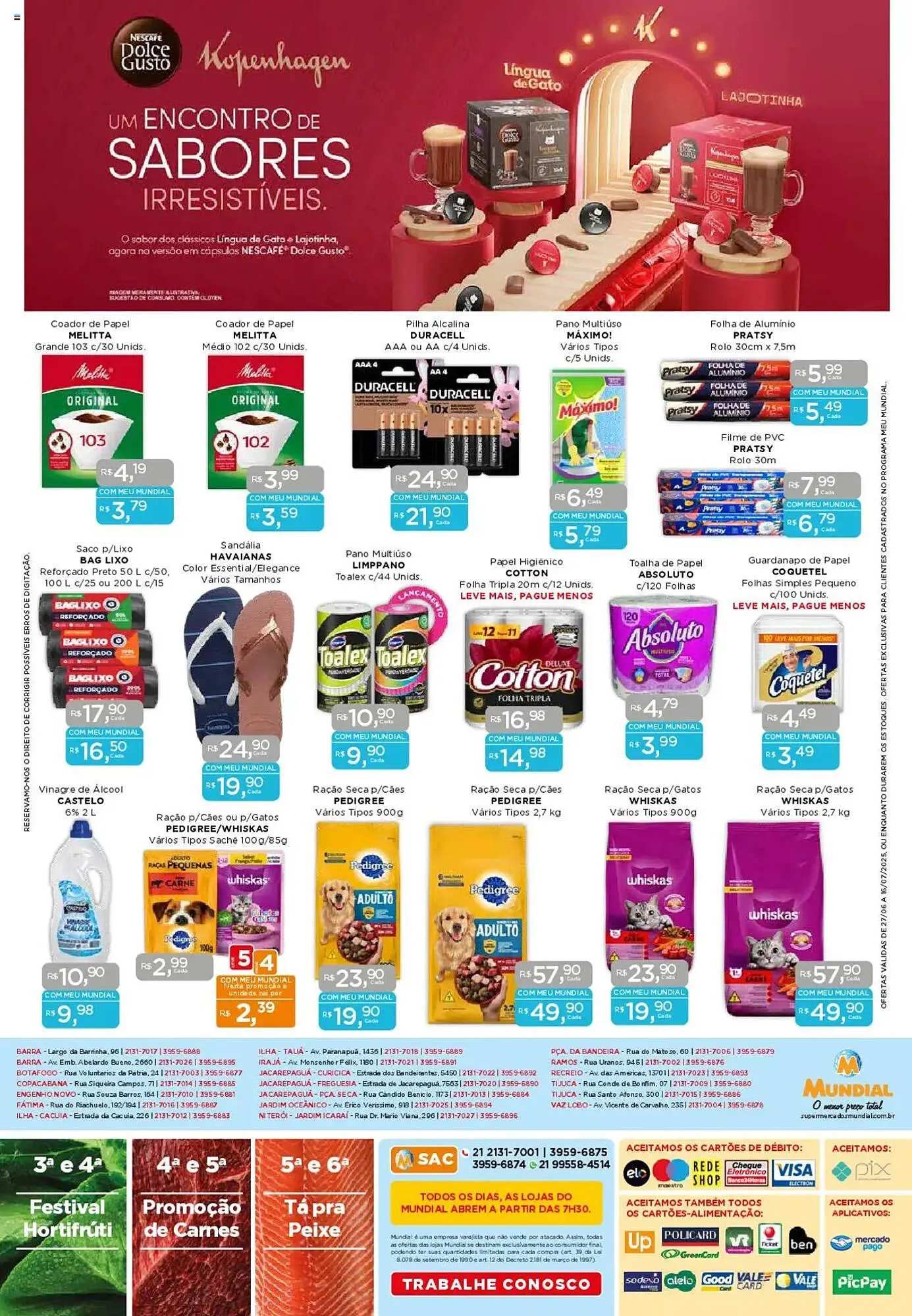 Encarte de Catálogo Supermercados Mundial 27 de junho até 16 de julho 2025 - Pagina 12