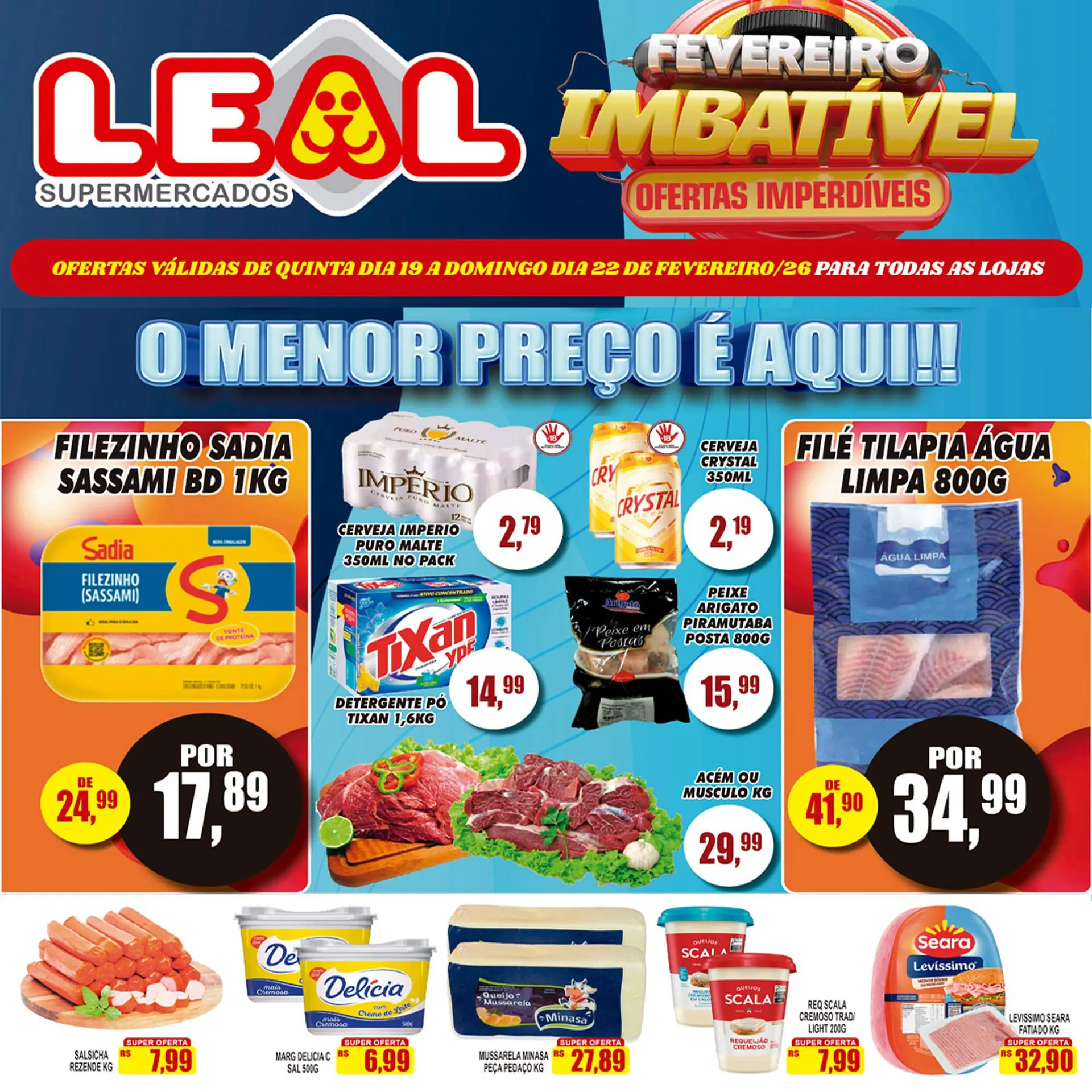 Encarte de Folheto Supermercado leal 19 de fevereiro até 22 de fevereiro 2026 - Pagina 3