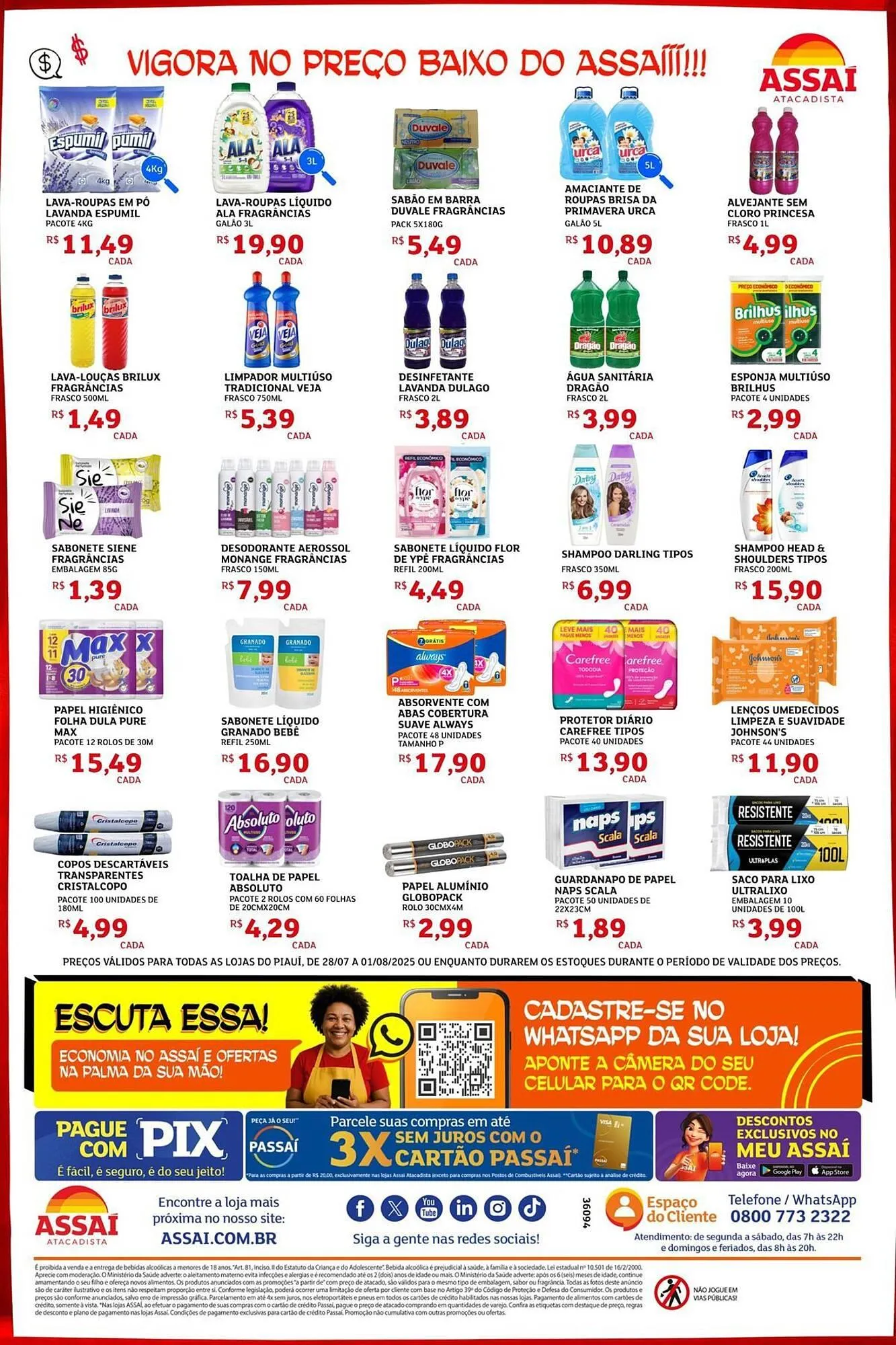 Encarte de Catálogo Assaí Atacadista 28 de julho até 1 de agosto 2025 - Pagina 4