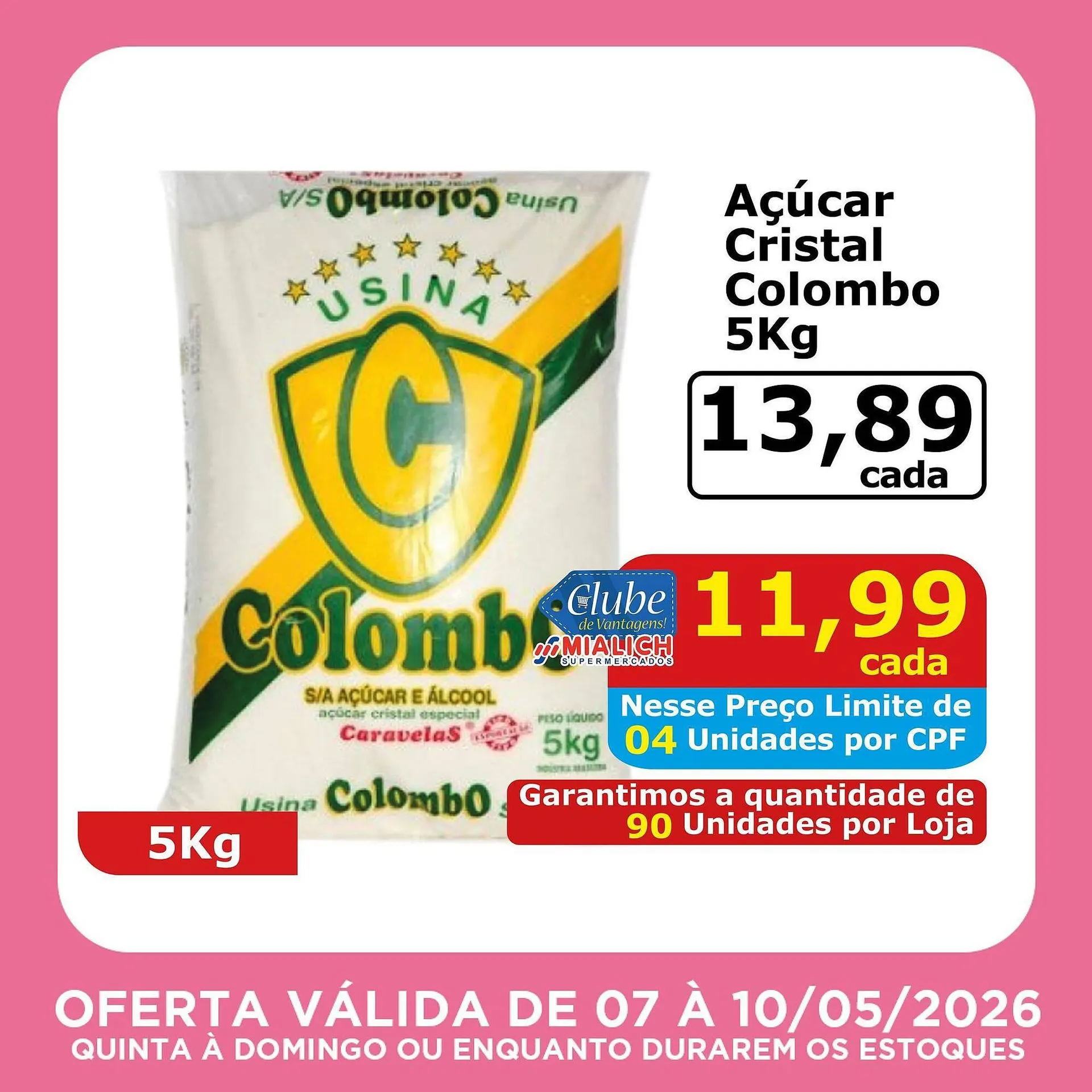 Encarte de Catálogo Mialich Supermercados 7 de maio até 10 de maio 2026 - Pagina 9
