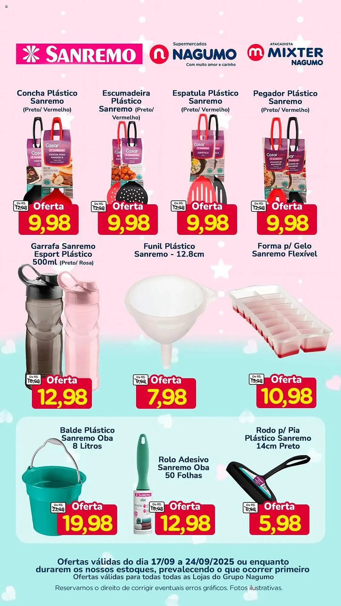 Encarte de Folheto Nagumo 17 de setembro até 24 de setembro 2025 - Pagina 1