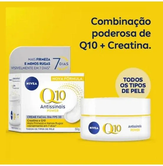 Creme Facial Nivea Visage Q10 Dia N/S 53g