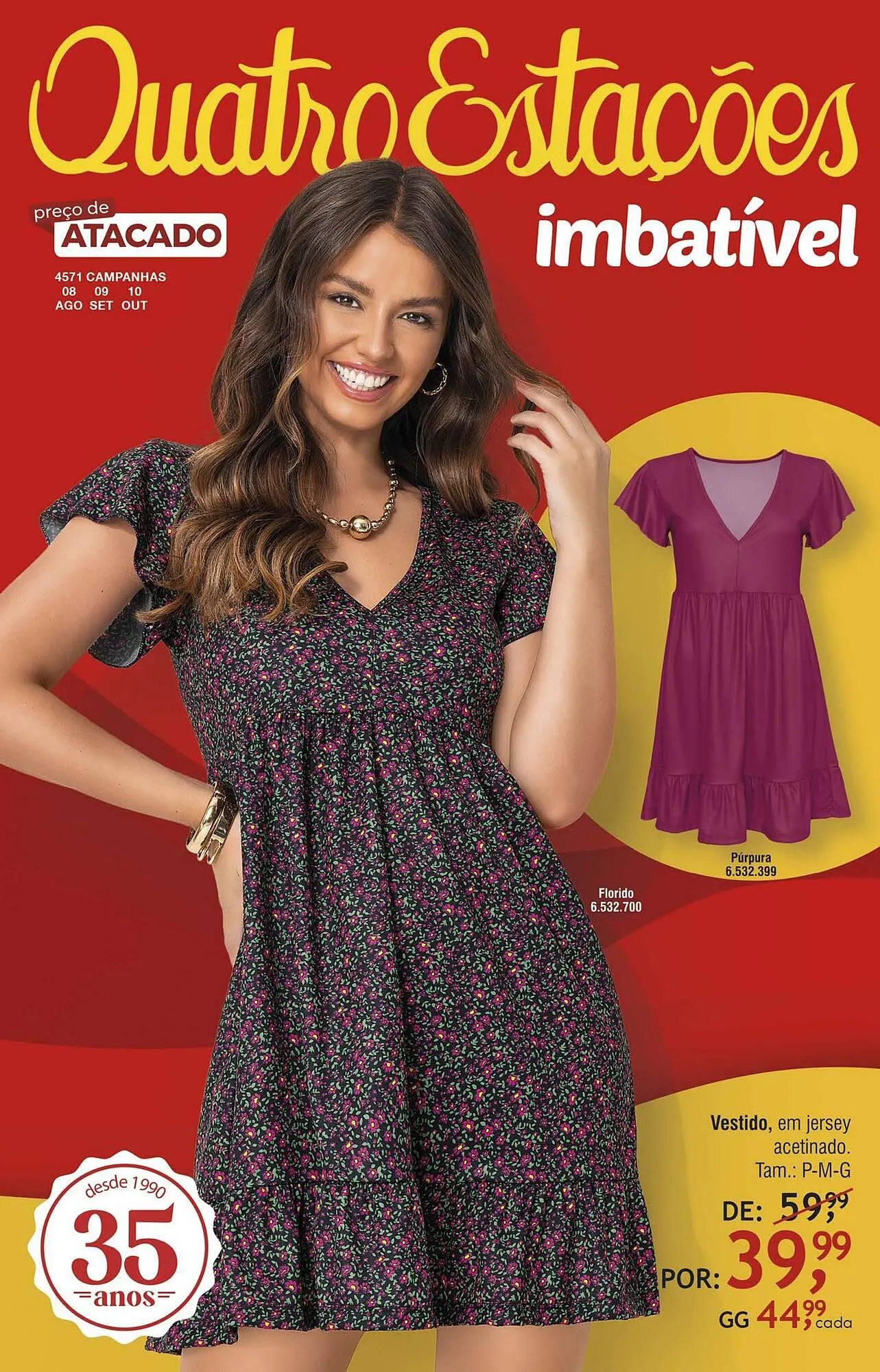 Encarte de Catálogo Quatro Estações 4 de junho até 31 de agosto 2025 - Pagina 1