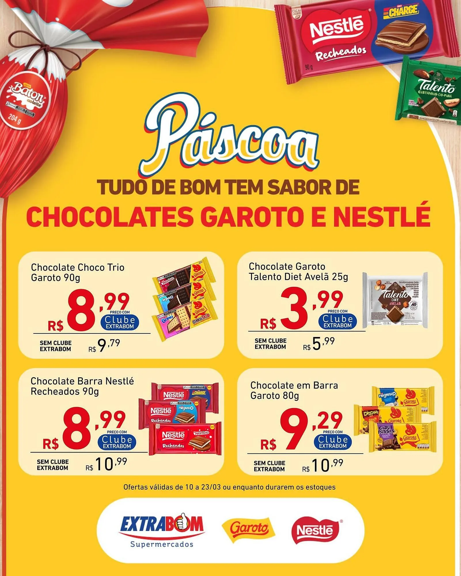 Encarte de Catálogo Extrabom Supermercados 10 de março até 23 de março 2026 - Pagina 2