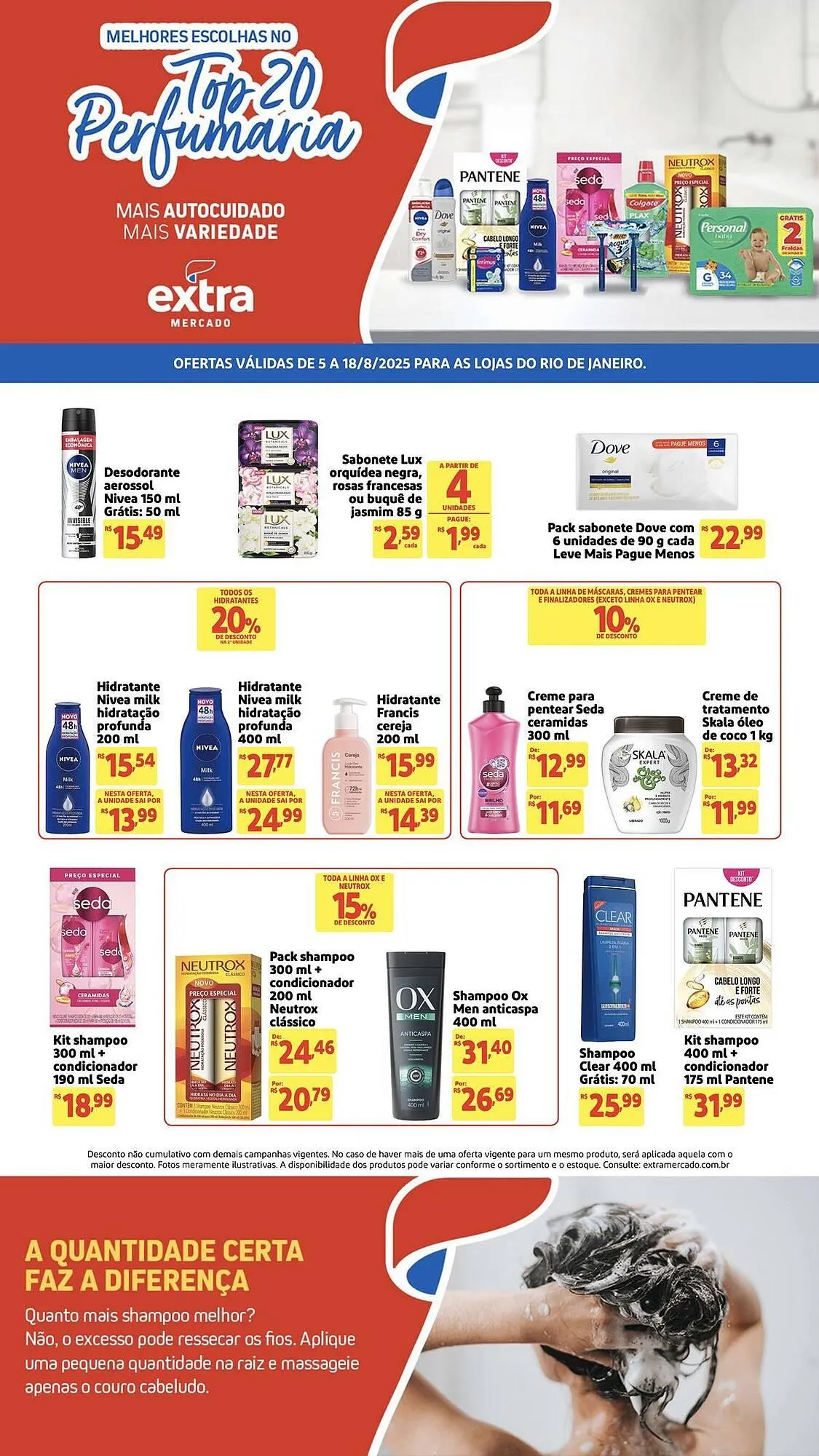 Encarte de Catálogo Mercado Extra 5 de agosto até 18 de agosto 2025 - Pagina 1