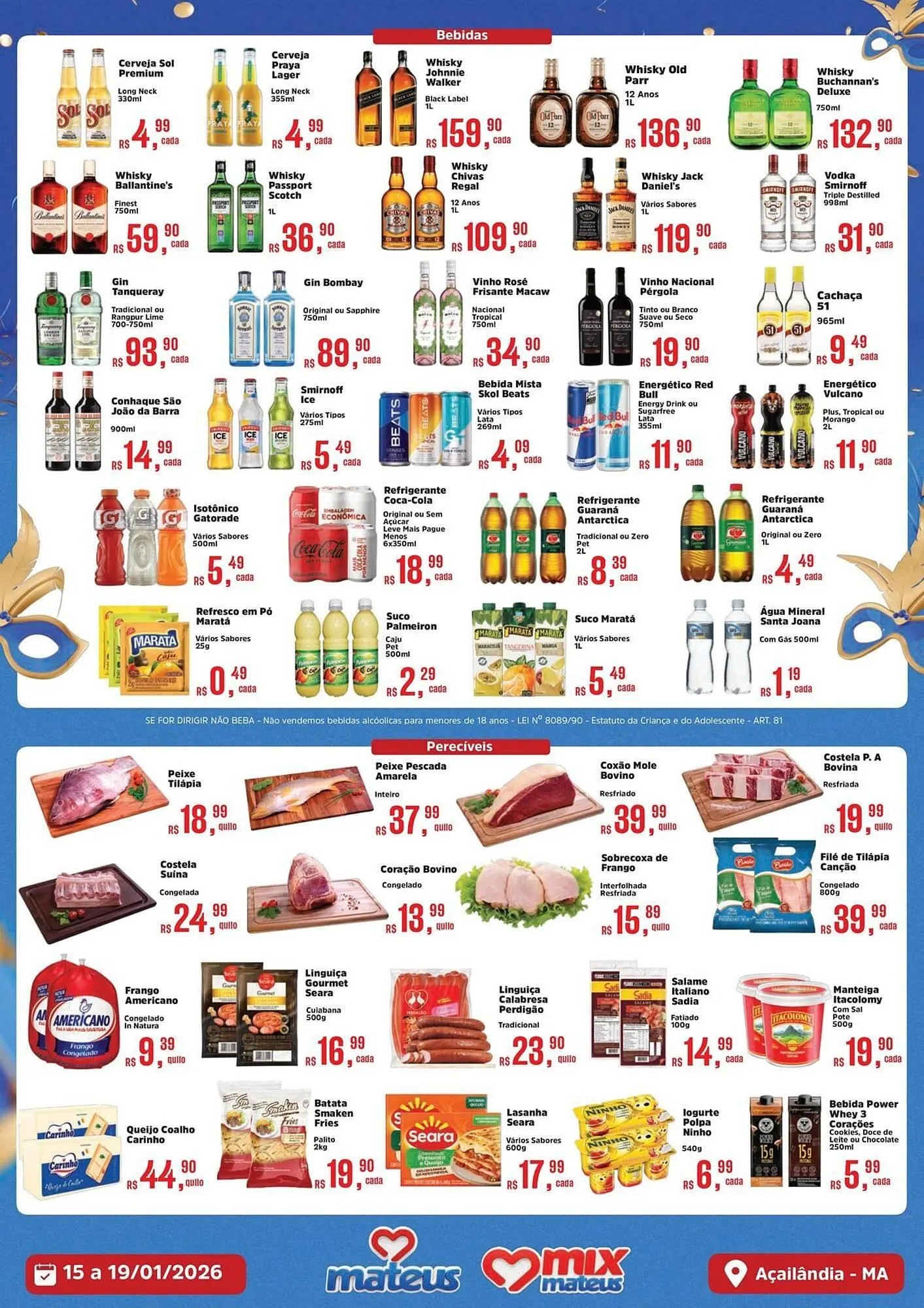 Encarte de Catálogo Supermercados Mateus 15 de janeiro até 19 de janeiro 2026 - Pagina 2