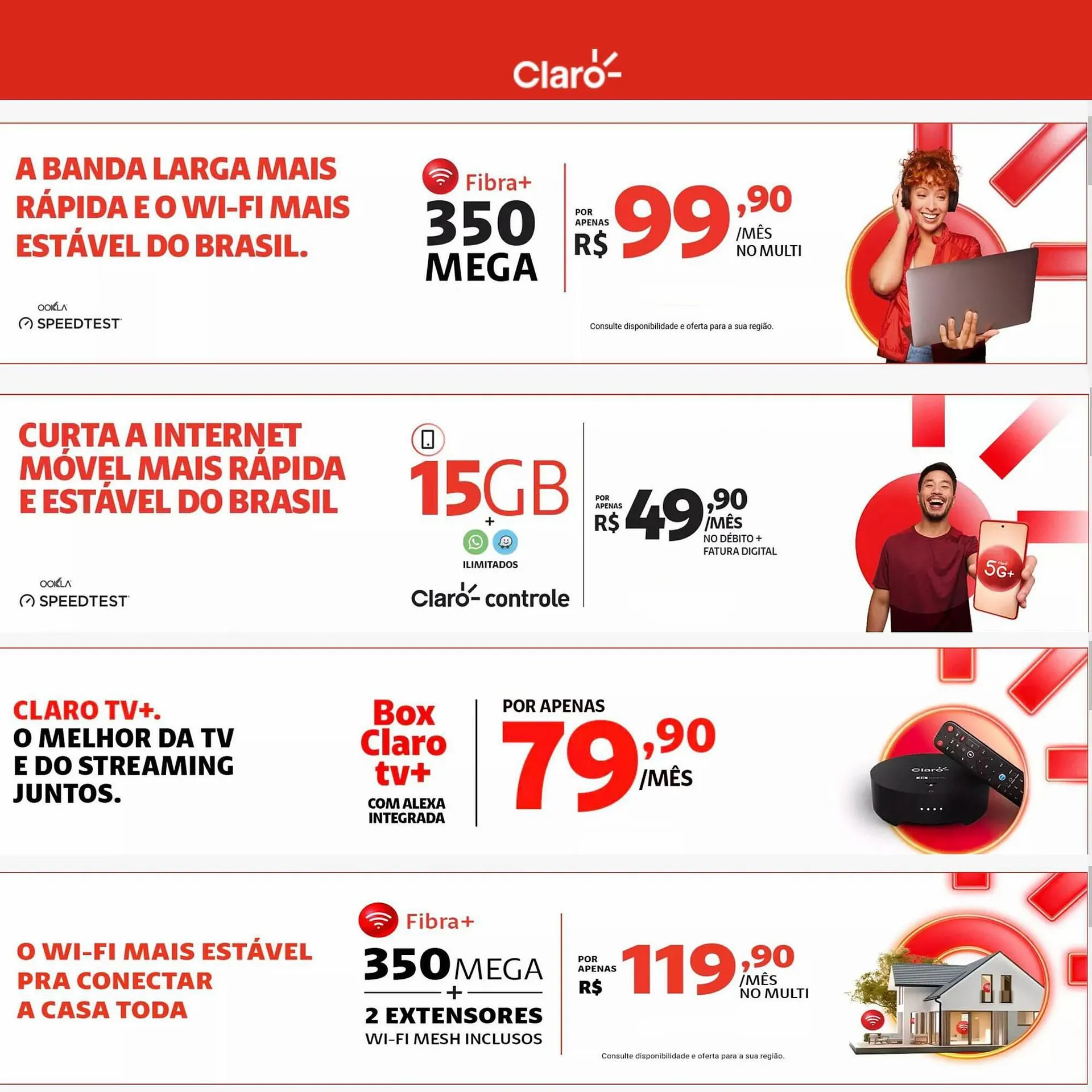 Encarte de Catálogo Claro 28 de agosto até 26 de setembro 2023 - Pagina 1