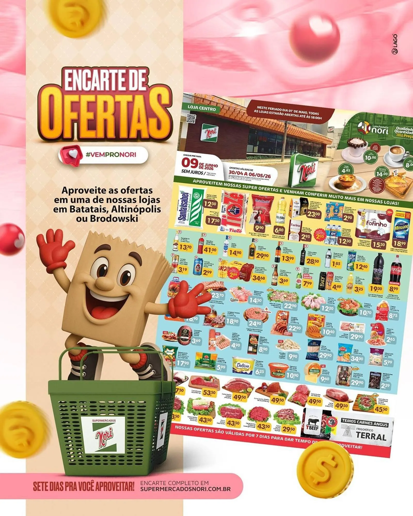Encarte de Catálogo Supermercados Nori 30 de abril até 26 de maio 2026 - Pagina 1