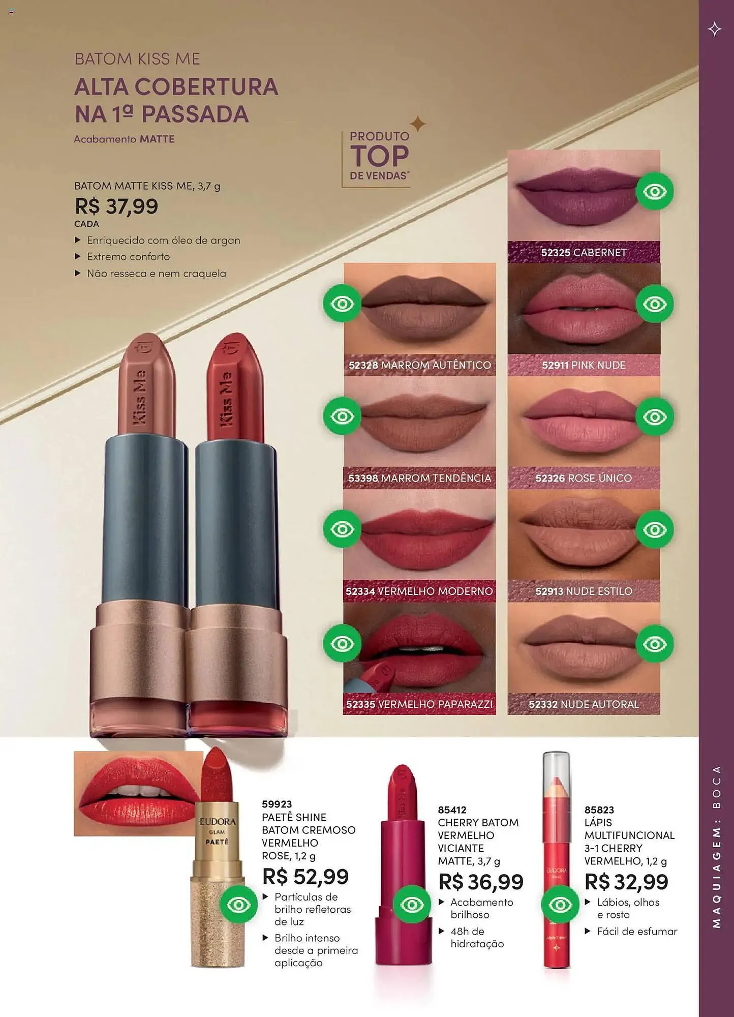 Encarte de Catálogo Eudora 19 de fevereiro até 19 de março 2026 - Pagina 51