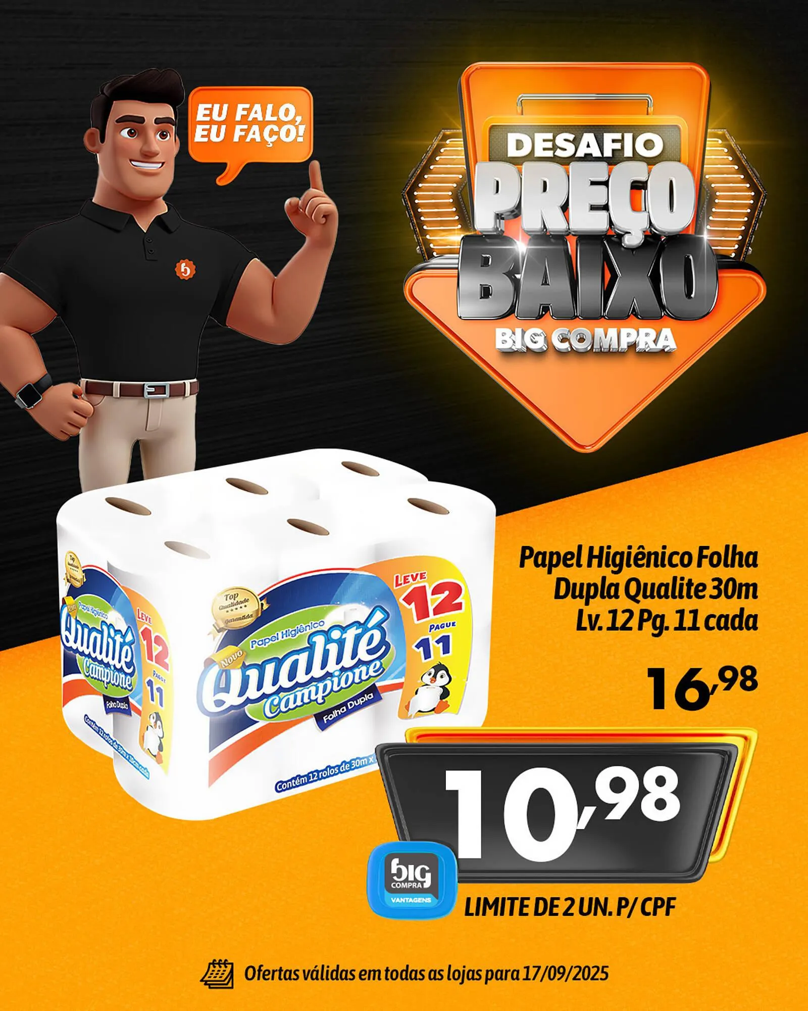 Encarte de Catálogo Supermercados Big Compra 17 de setembro até 17 de setembro 2025 - Pagina 3