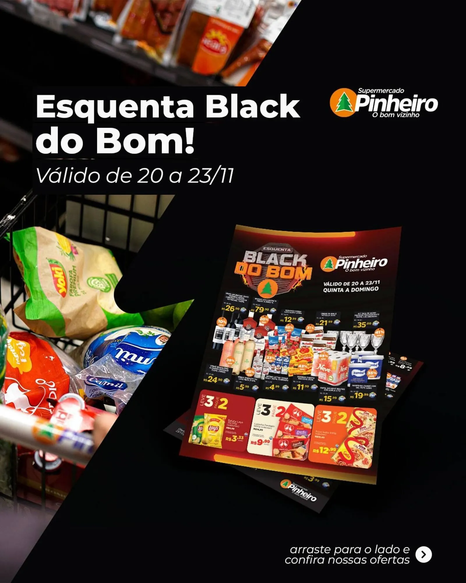 Encarte de Encarte Pinheiro Supermercado 20 de novembro até 23 de novembro 2025 - Pagina 1