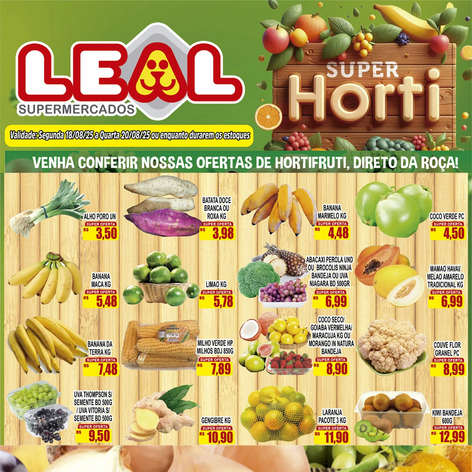 Encarte de Catálogo Supermercado leal 19 de agosto até 20 de agosto 2025 - Pagina 3