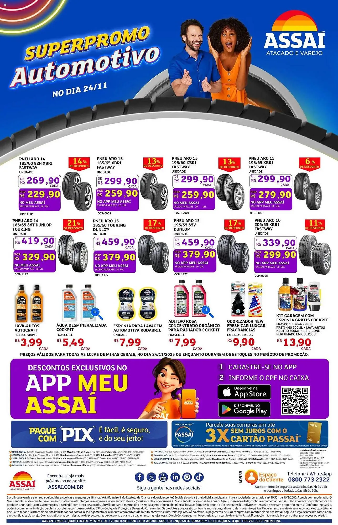 Encarte de Encarte Assaí Atacadista 24 de novembro até 24 de novembro 2025 - Pagina 1