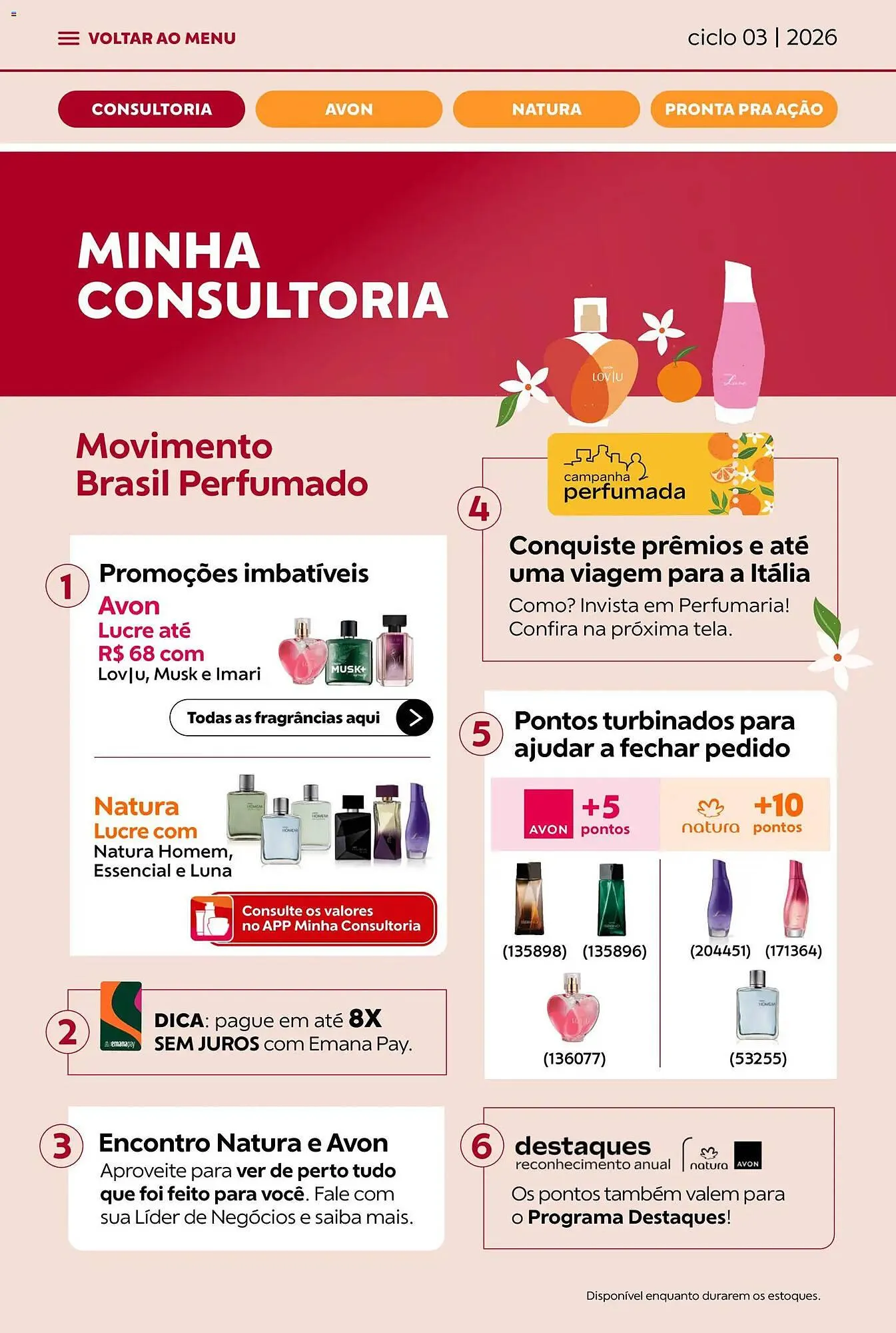 Encarte de Catálogo Avon 15 de janeiro até 12 de fevereiro 2026 - Pagina 3