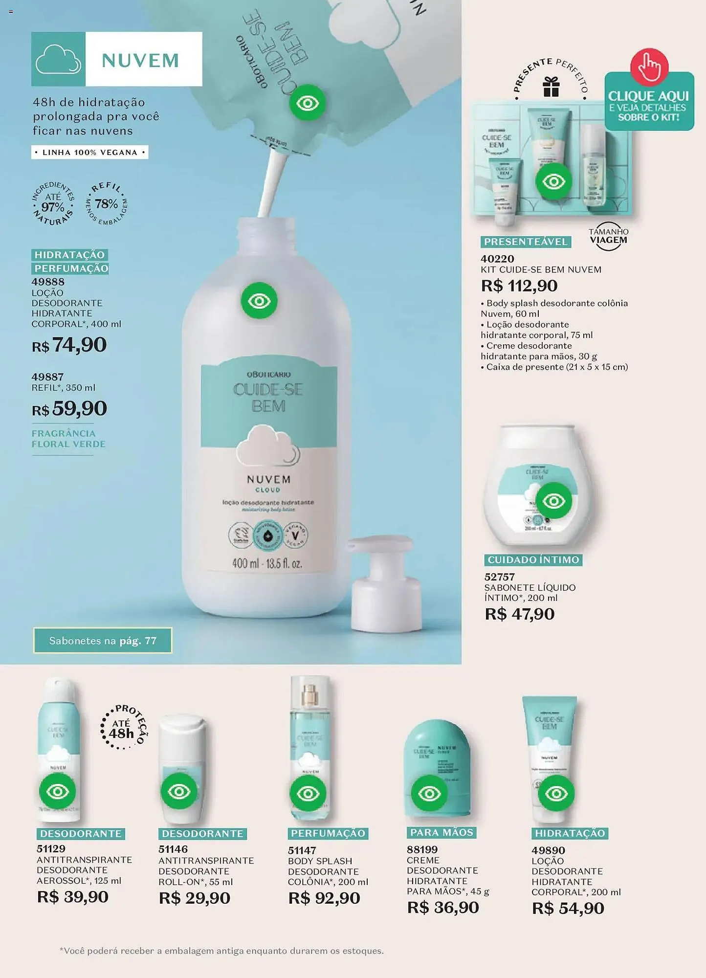 Encarte de Catálogo O Boticário 19 de janeiro até 9 de fevereiro 2026 - Pagina 77