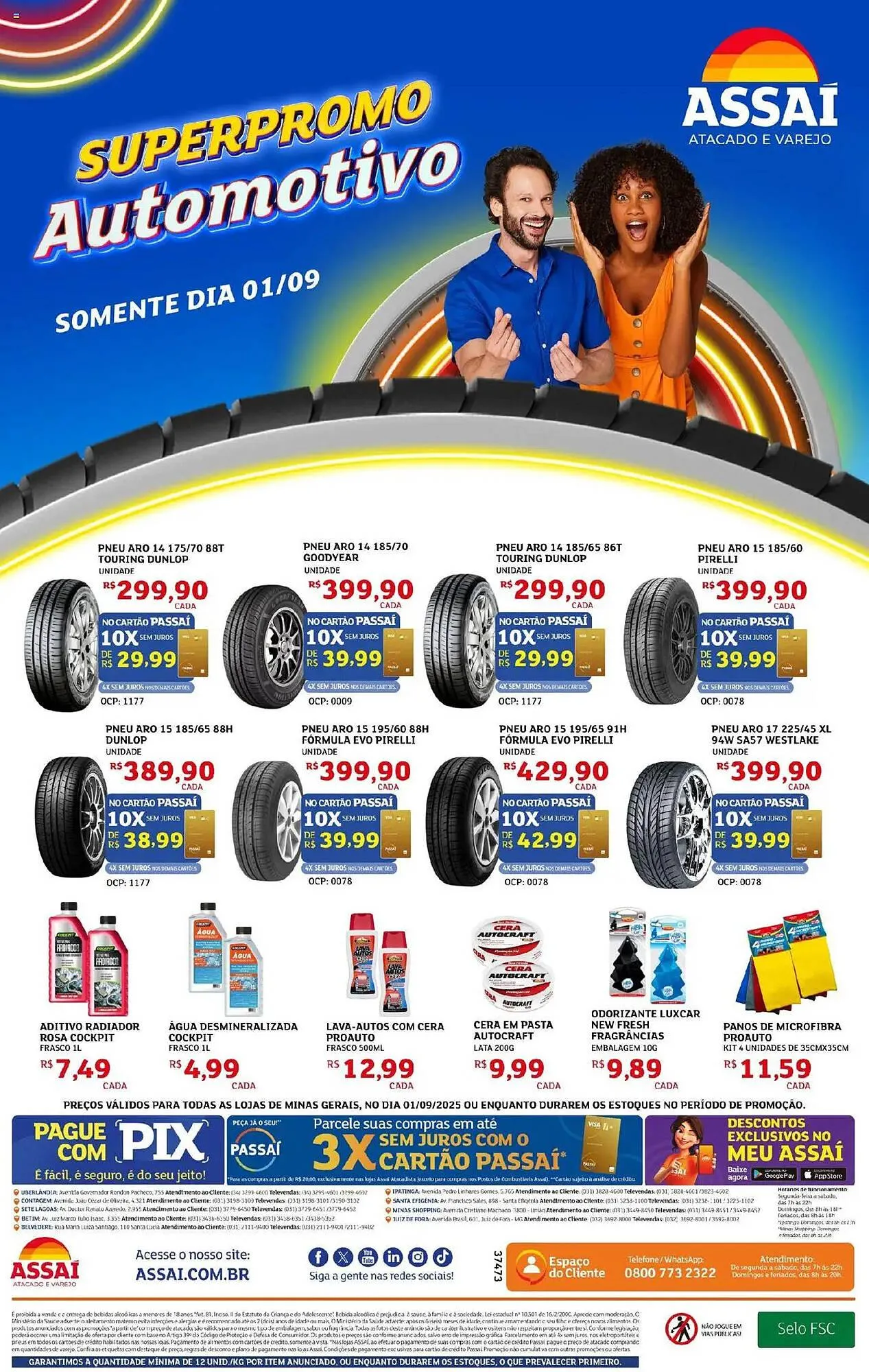 Encarte de Catálogo Assaí Atacadista 1 de setembro até 1 de setembro 2025 - Pagina 1