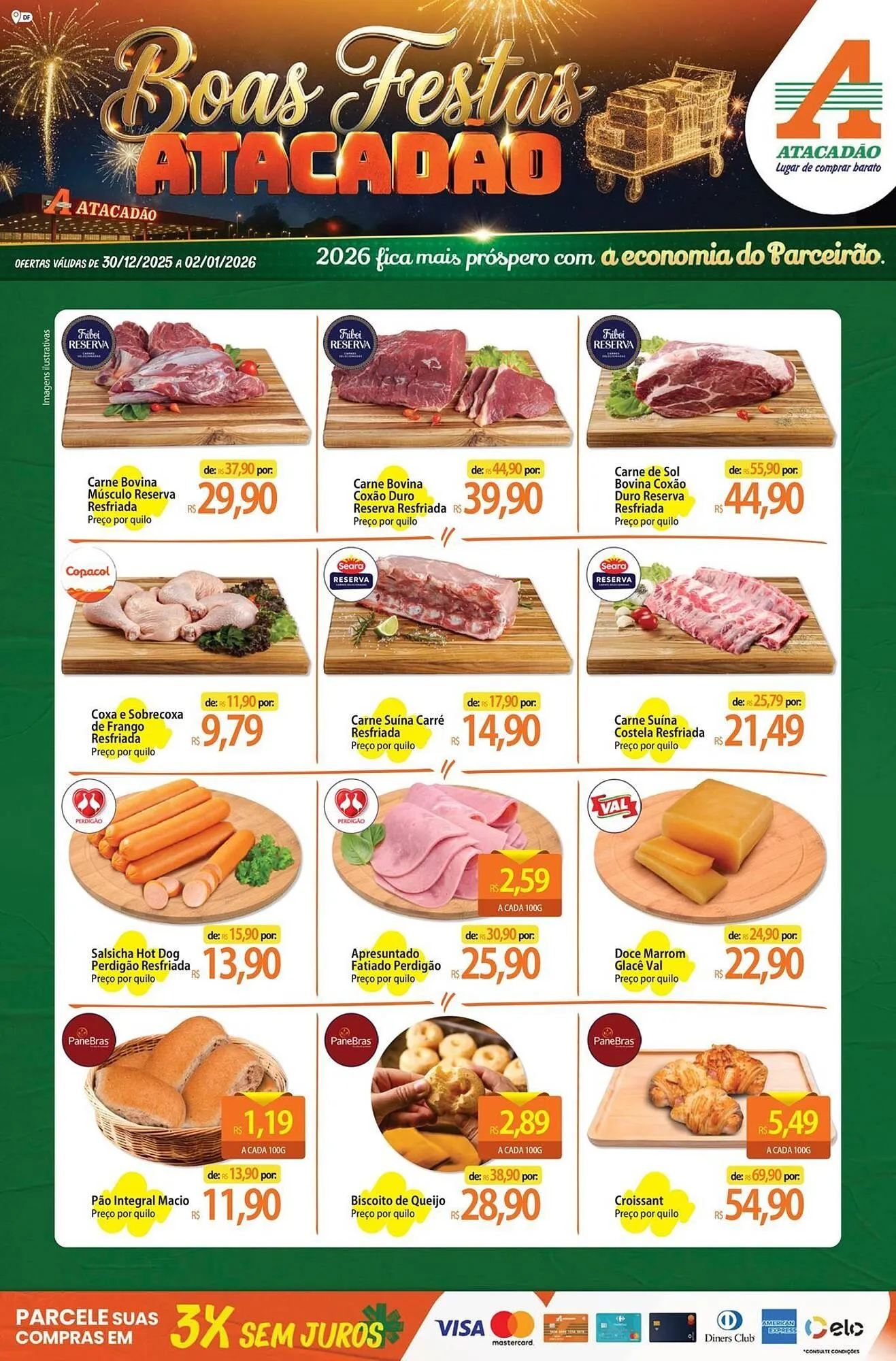 Encarte de Folheto Atacadão 30 de dezembro até 2 de janeiro 2026 - Pagina 1