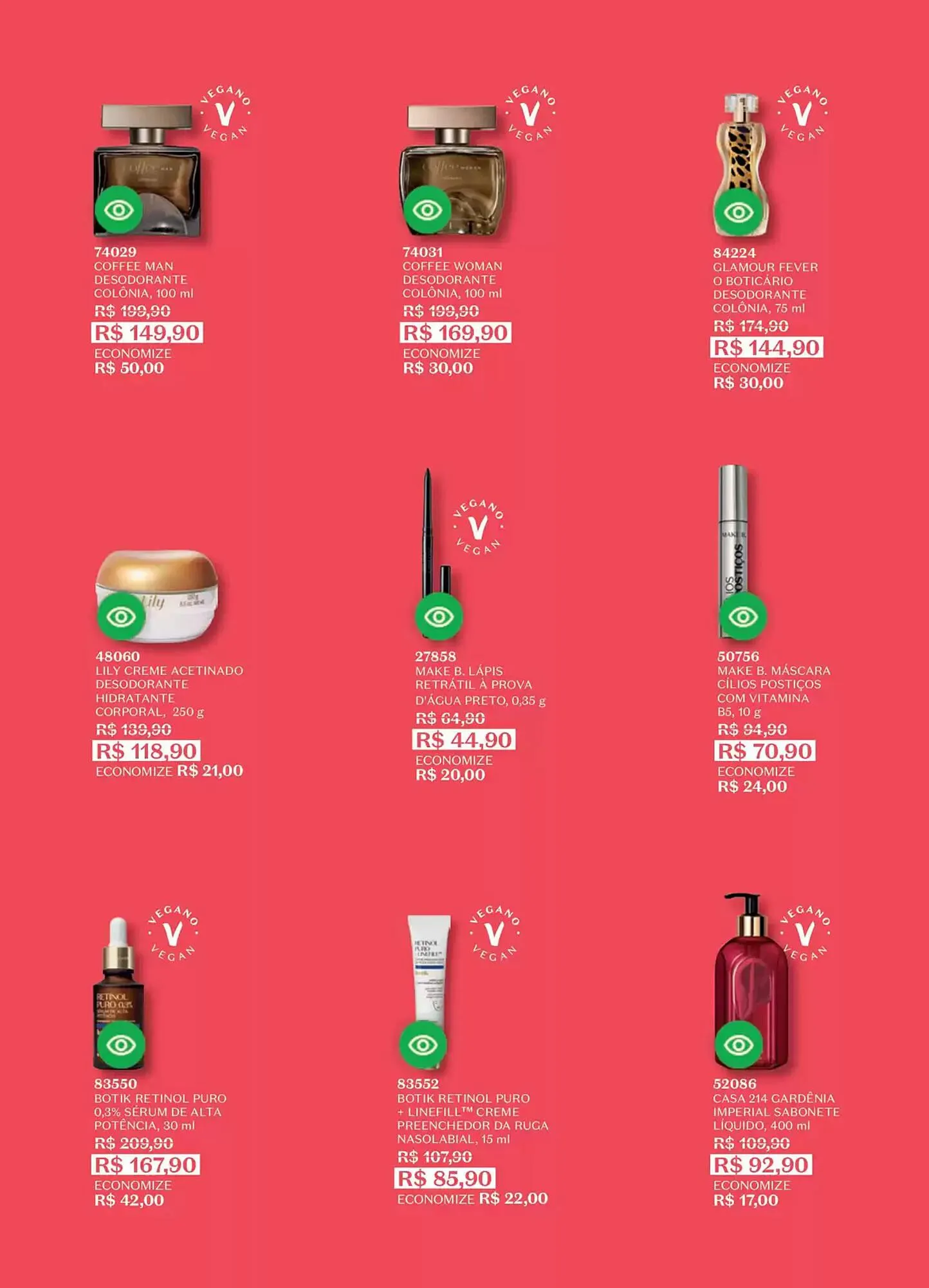 Encarte de Catálogo O Boticário 5 de março até 23 de março 2025 - Pagina 191