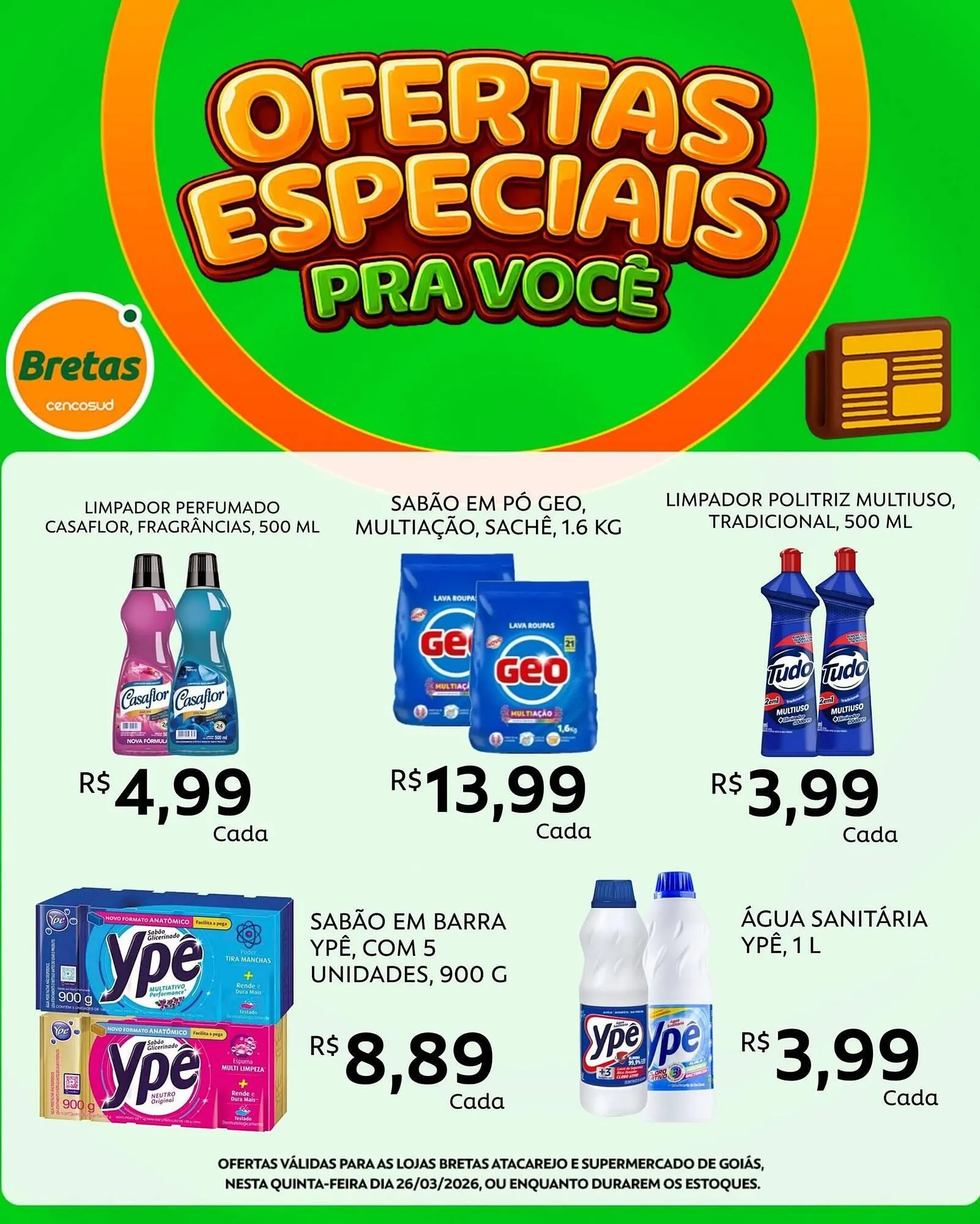 Encarte de Catálogo Supermercados Bretas 26 de março até 29 de março 2026 - Pagina 4
