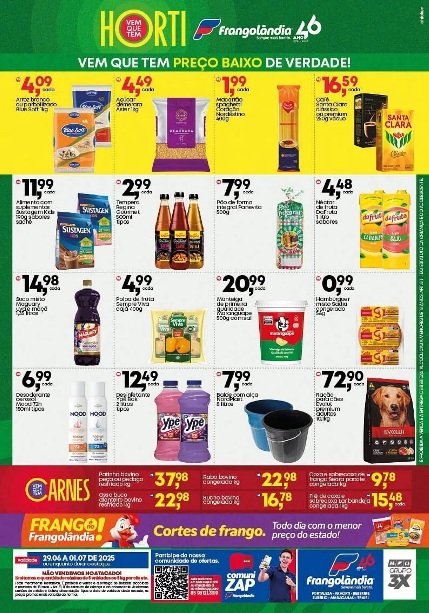 Encarte de Ofertas Frangolândia 29 de junho até 1 de julho 2025 - Pagina 2
