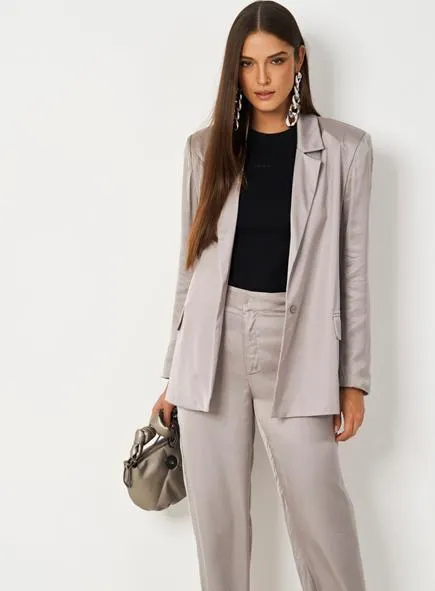 Blazer Alfaiataria Acetinado