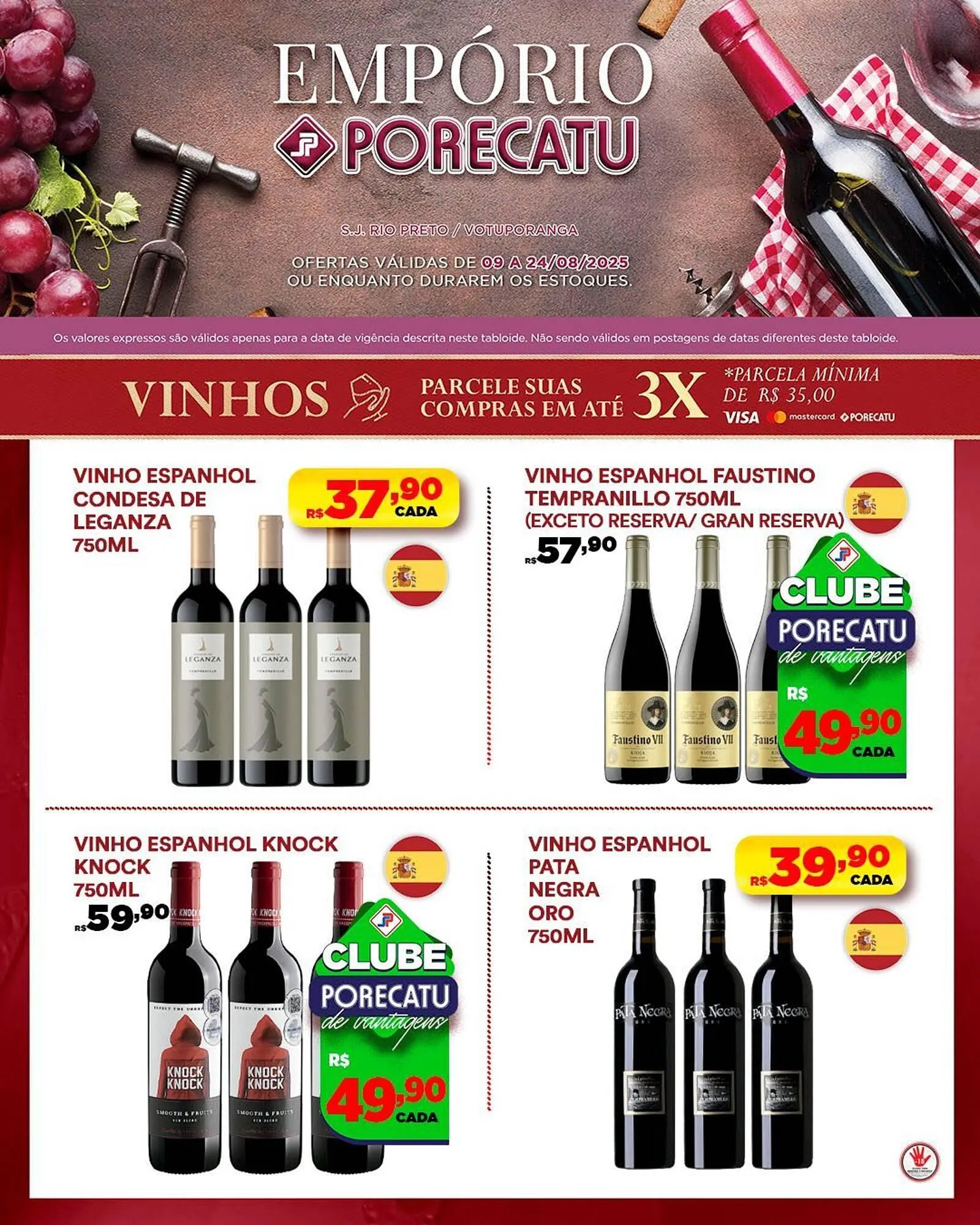 Encarte de Catálogo Supermercado Porecatu 11 de agosto até 24 de agosto 2025 - Pagina 4