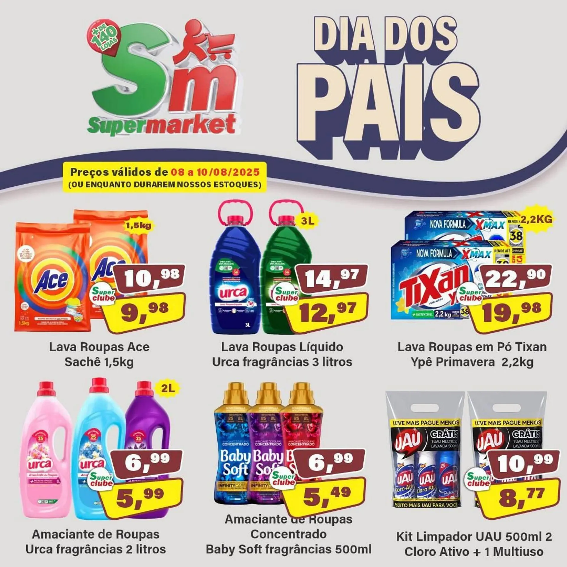 Encarte de Catálogo Floresta Supermercados 8 de agosto até 10 de agosto 2025 - Pagina 1