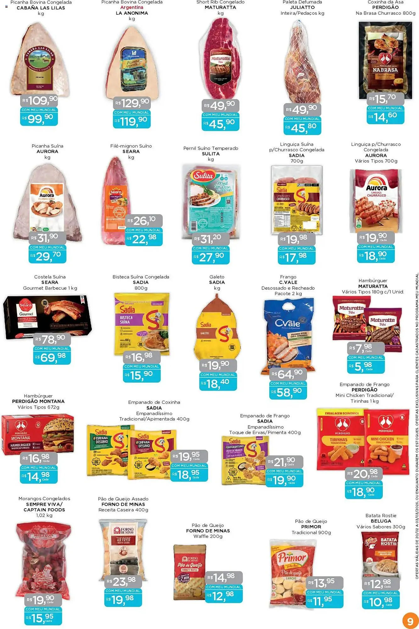 Encarte de Encarte Supermercados Mundial 20 de fevereiro até 3 de março 2026 - Pagina 9