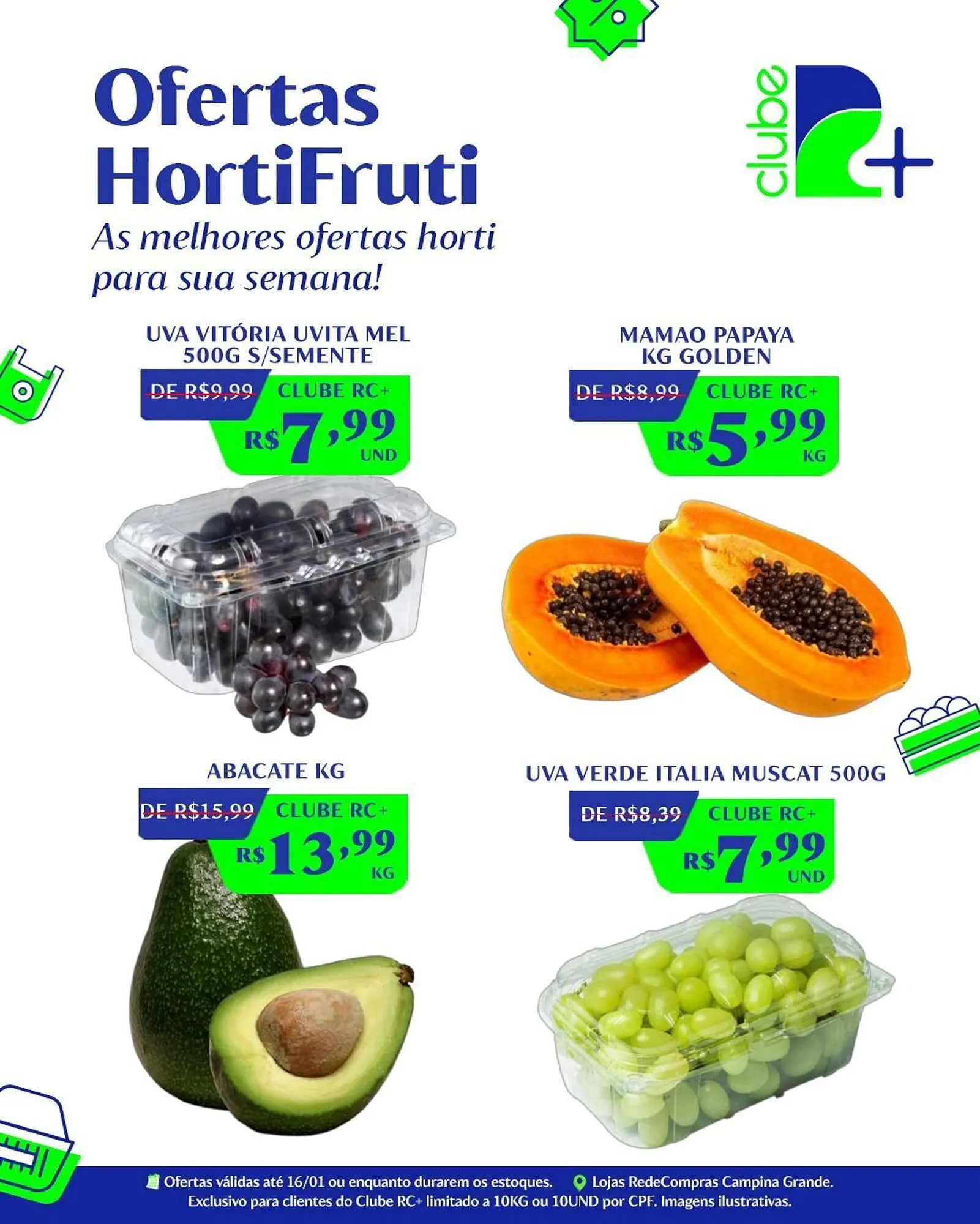 Encarte de Encarte Rede Compras 15 de janeiro até 16 de janeiro 2026 - Pagina 1