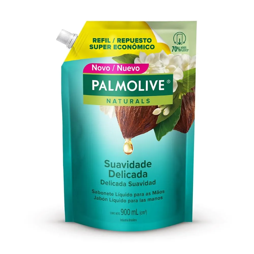 Sabonete Líquido Palmolive Natur 900ml Ref Suav Delic Jasmim