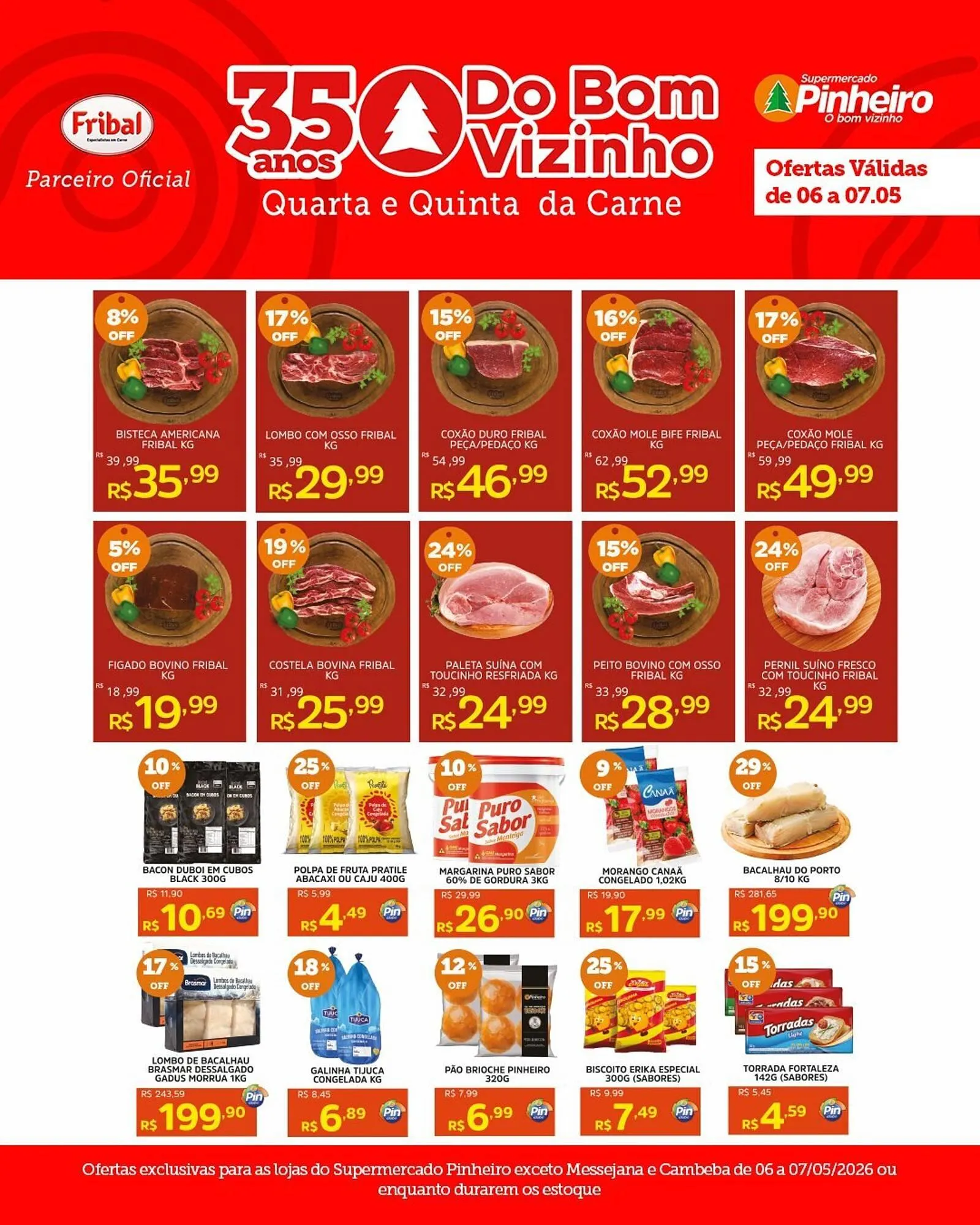 Encarte de Encarte Pinheiro Supermercado 6 de maio até 7 de maio 2026 - Pagina 2