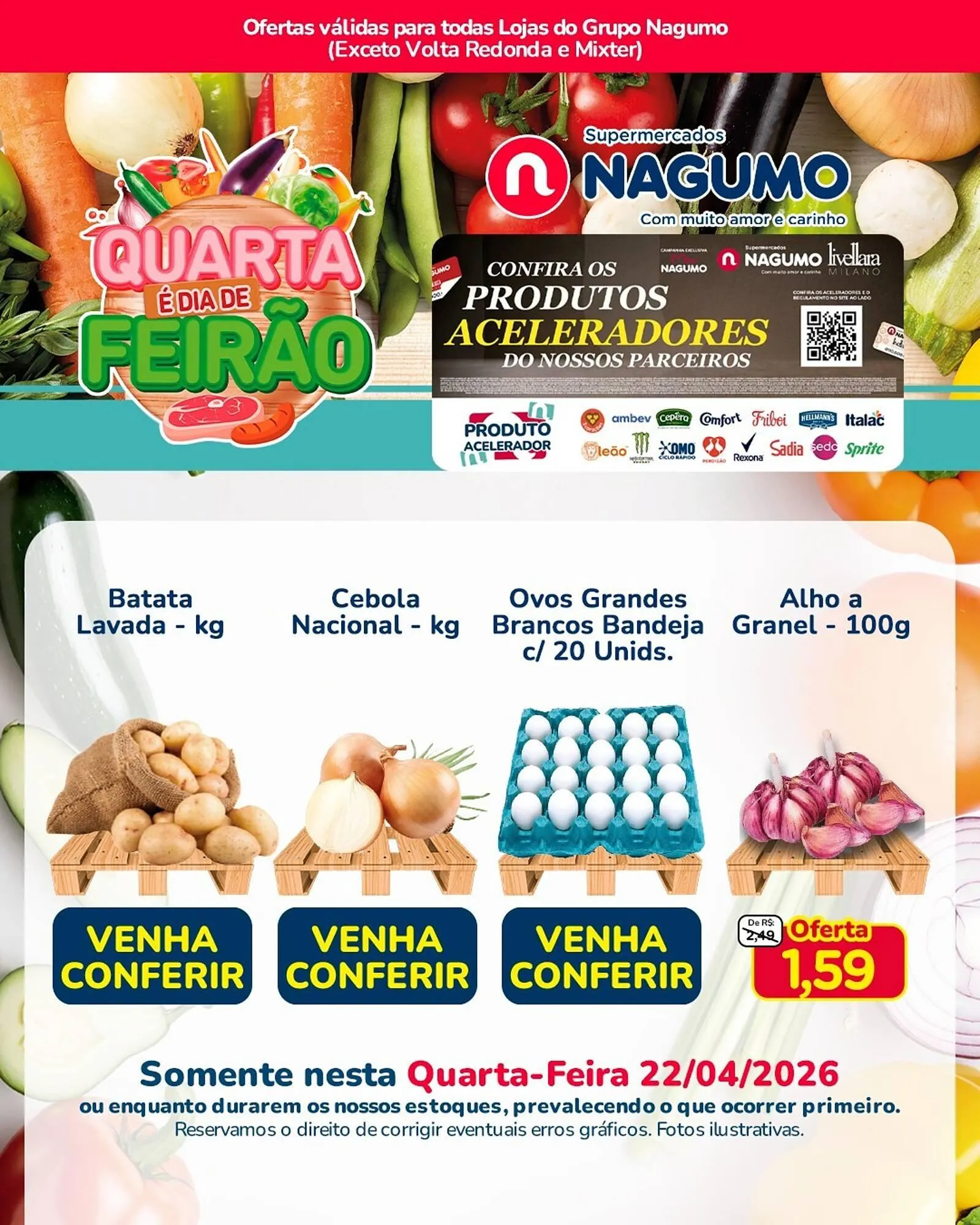 Encarte de Folheto Nagumo 22 de abril até 22 de abril 2026 - Pagina 1