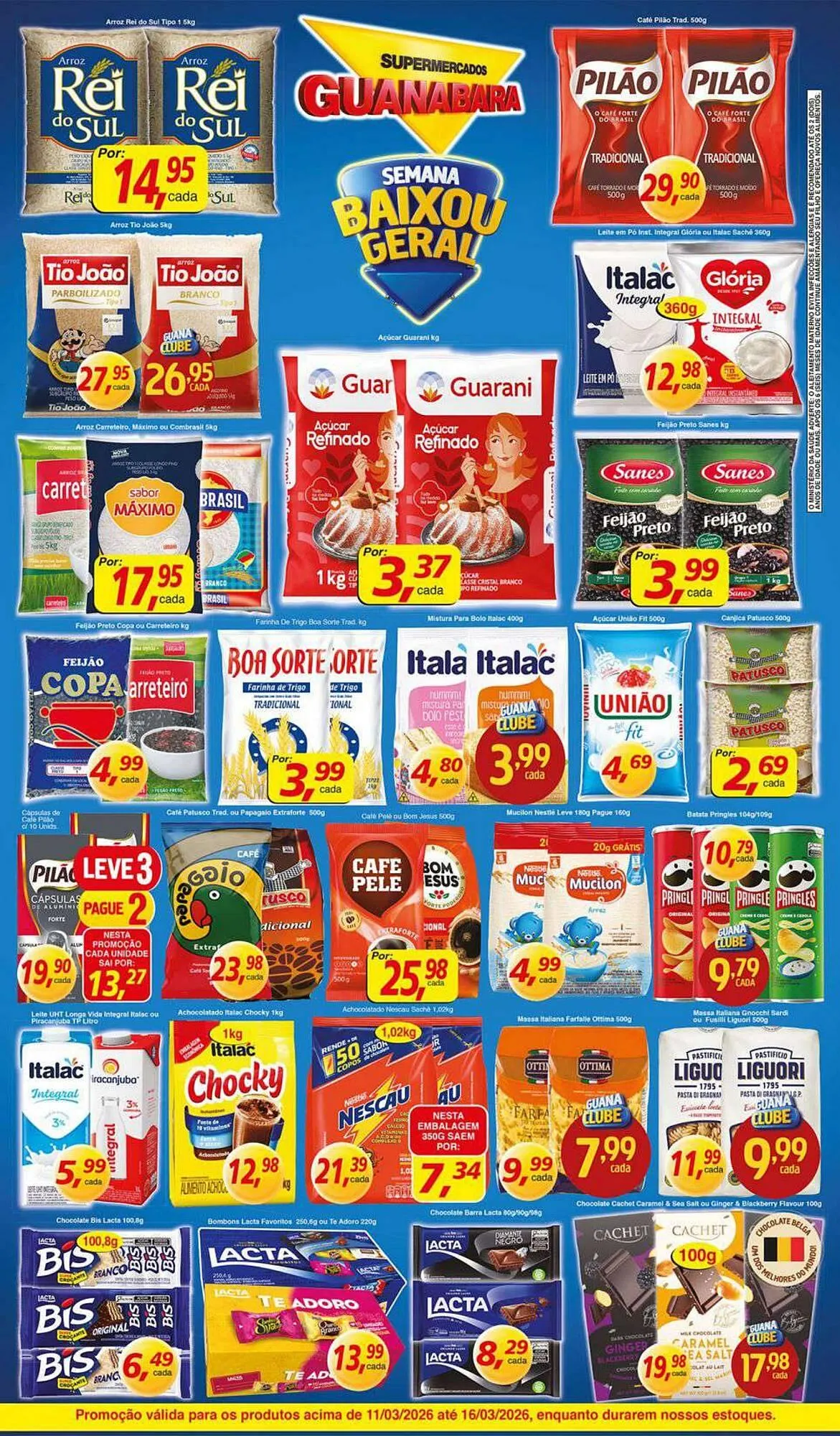 Encarte de Encarte Supermercados Guanabara 11 de março até 16 de março 2026 - Pagina 2