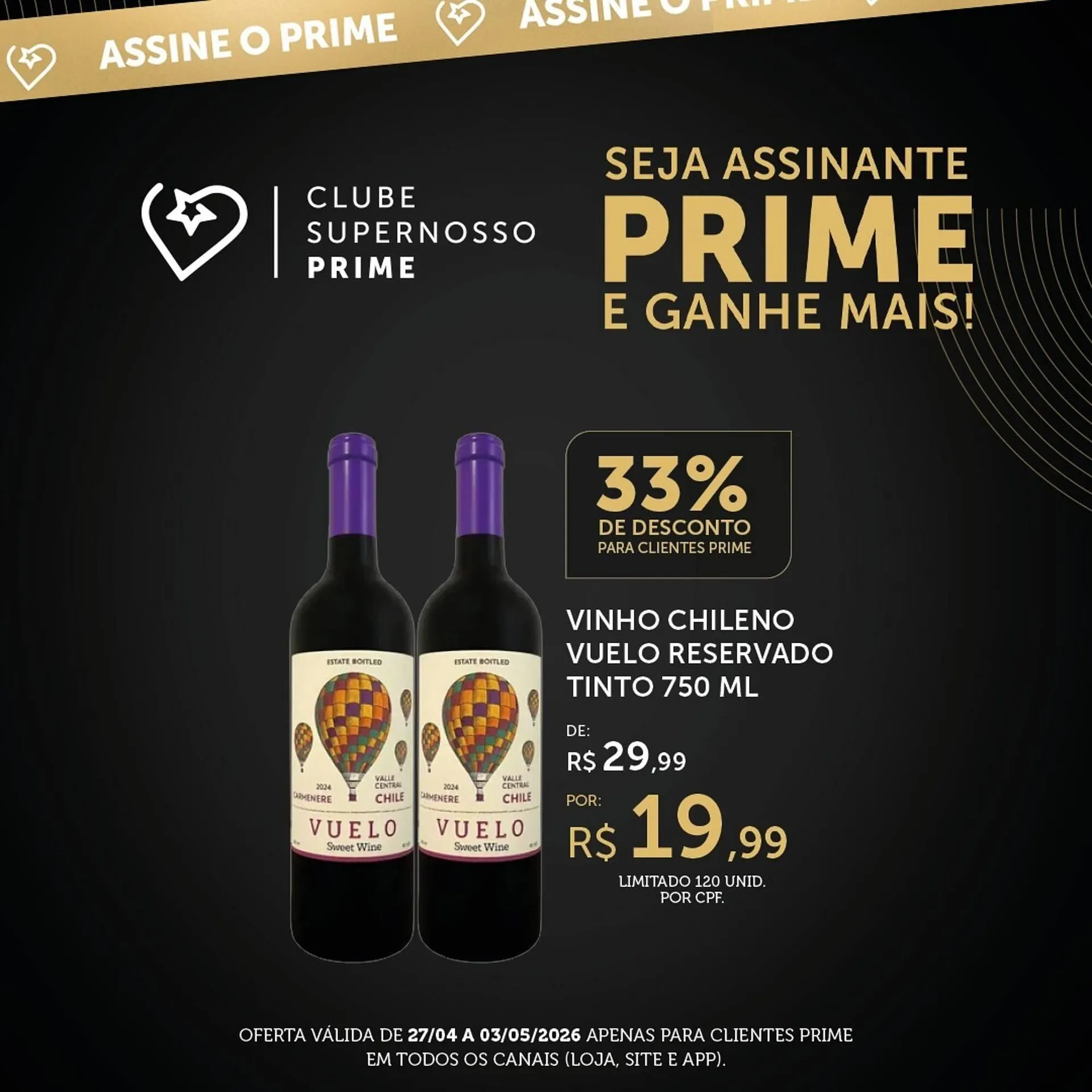 Encarte de Folheto Super Nosso 27 de abril até 3 de maio 2026 - Pagina 1