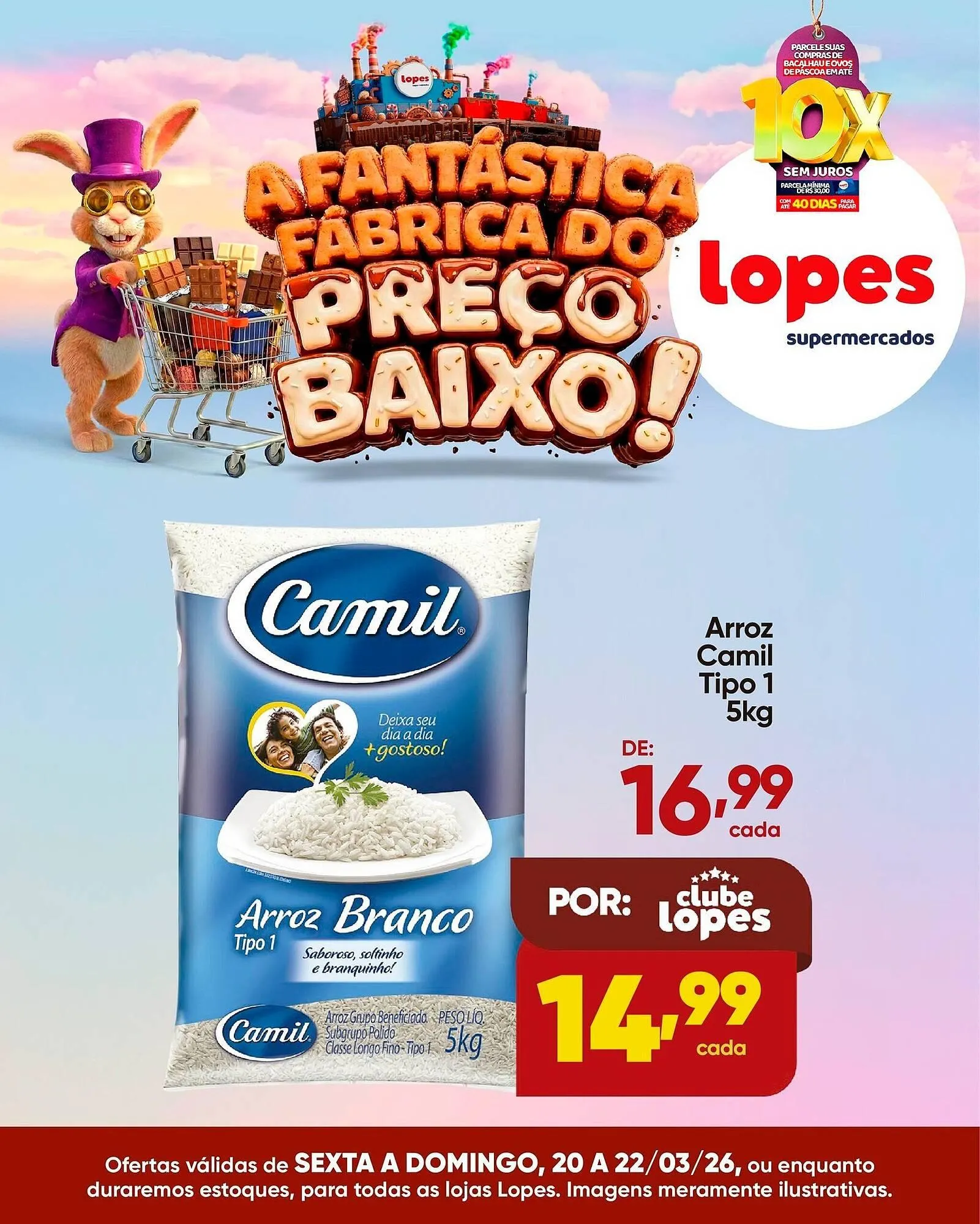 Encarte de Folheto Lopes Supermercados 20 de março até 22 de março 2026 - Pagina 2
