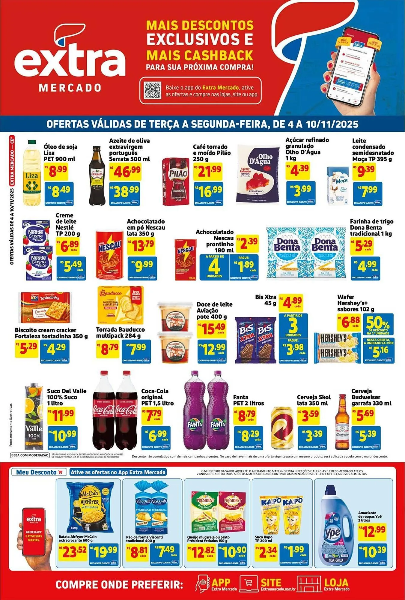 Encarte de Catálogo Extra 4 de novembro até 10 de novembro 2025 - Pagina 1