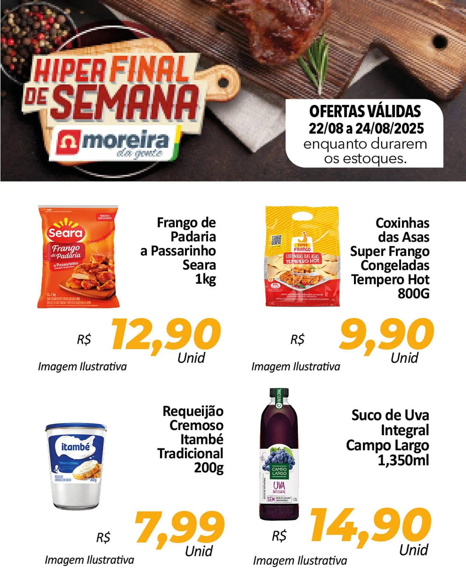 Encarte de Catálogo Hiper Moreira 22 de agosto até 24 de agosto 2025 - Pagina 2