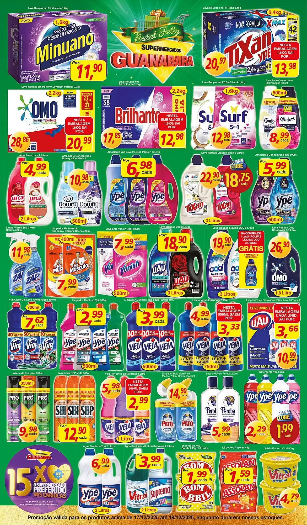 Encarte de Encarte Supermercados Guanabara 17 de dezembro até 19 de dezembro 2025 - Pagina 9