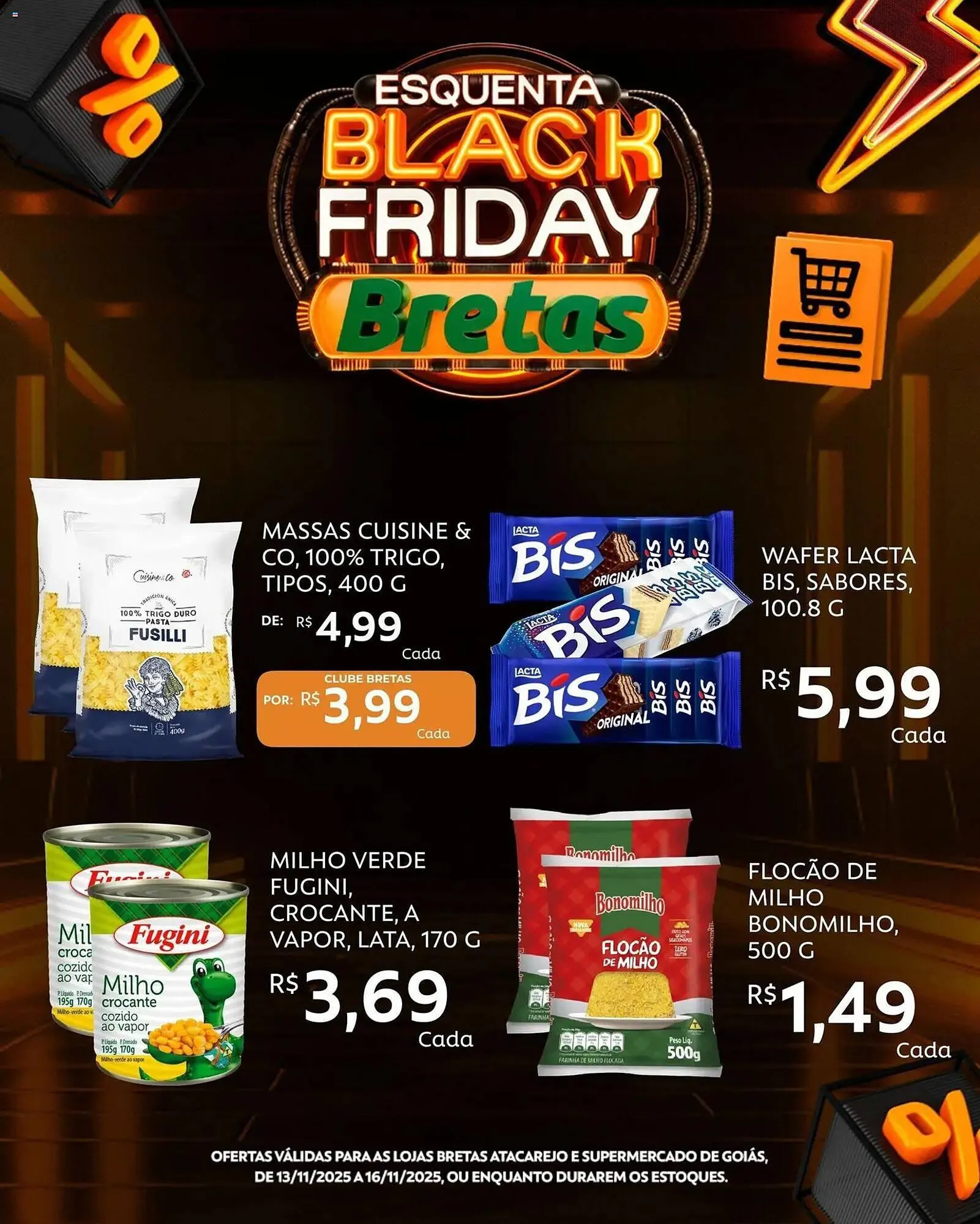Encarte de Catálogo Supermercados Bretas 13 de novembro até 17 de novembro 2025 - Pagina 2