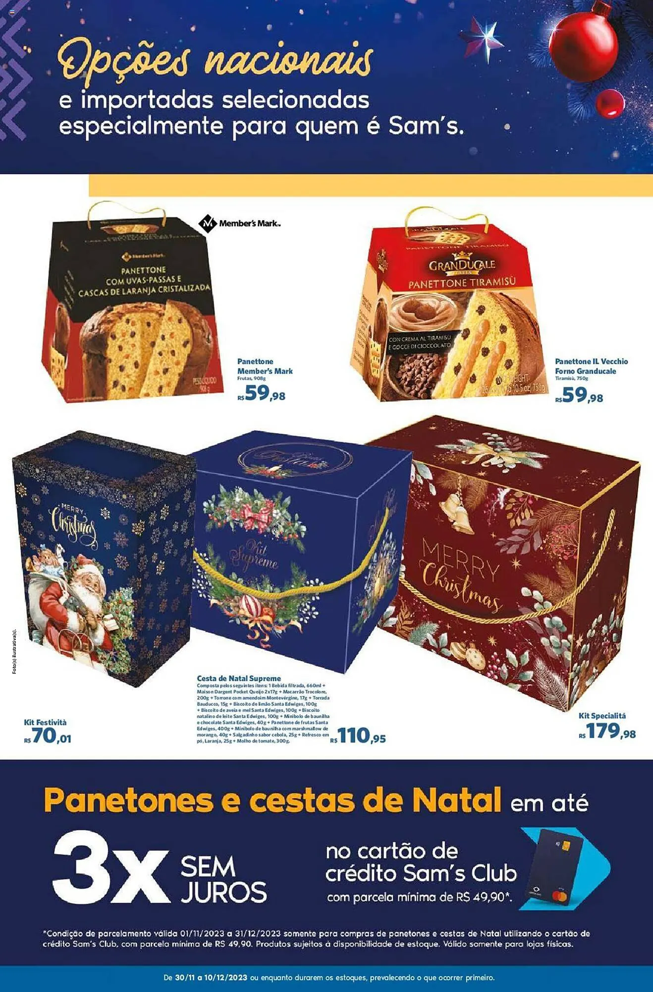 Encarte de Catálogo Sam's Club 30 de novembro até 10 de dezembro 2023 - Pagina 9
