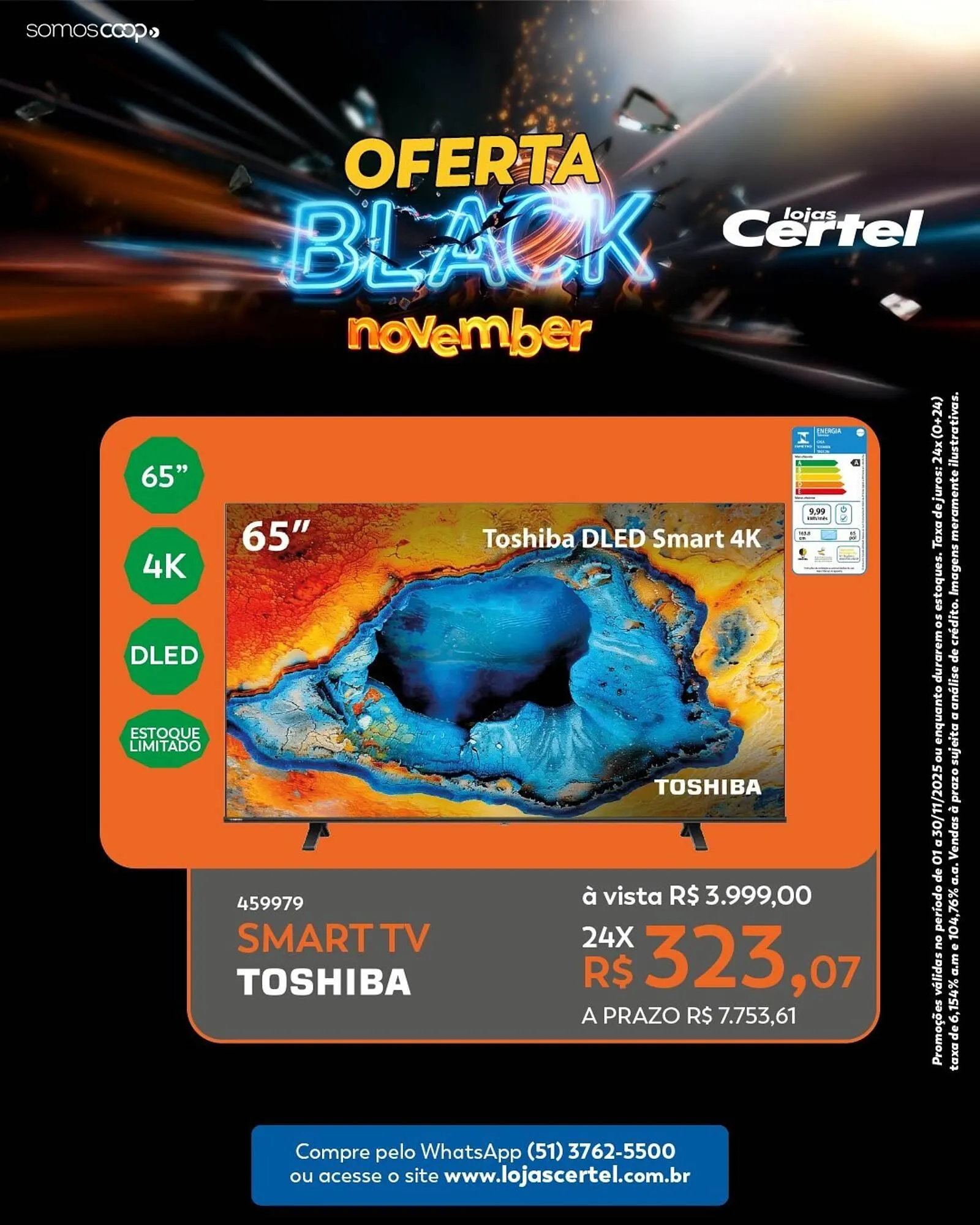 Encarte de Folheto Lojas Certel 7 de novembro até 30 de novembro 2025 - Pagina 2