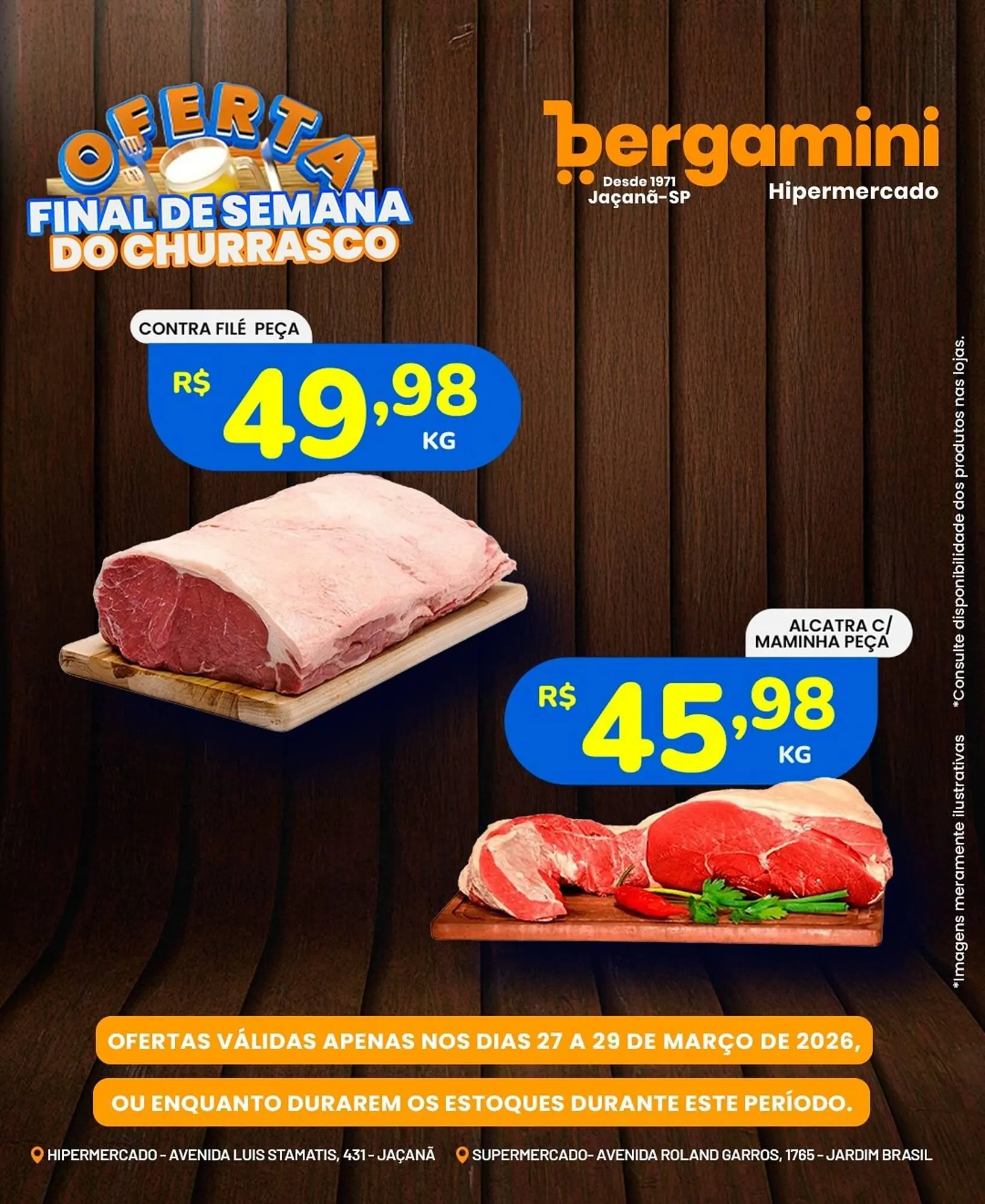Encarte de Catálogo Supermercado Bergamini 27 de março até 29 de março 2026 - Pagina 1
