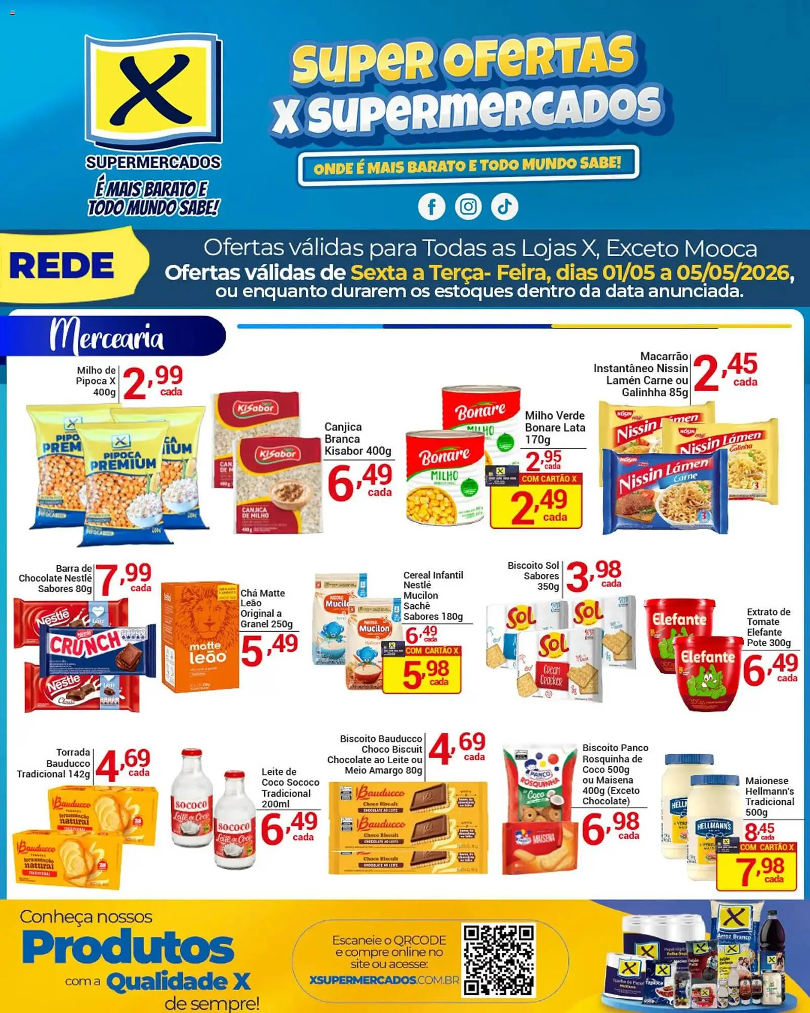 Encarte de Folheto X Supermercados 1 de maio até 5 de maio 2026 - Pagina 2